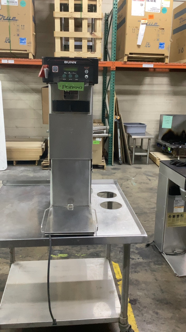 BUNN ITCB-DV 29TRK W/TRAY QTEAFNL Coffee Brewer, Commercial Infusion Stainless Steel Digital Control