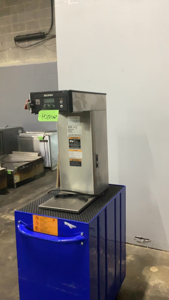BUNN ICB-DV BASE Coffee Brewer, Commercial Countertop Dual Voltage Stainless Steel Digital Display