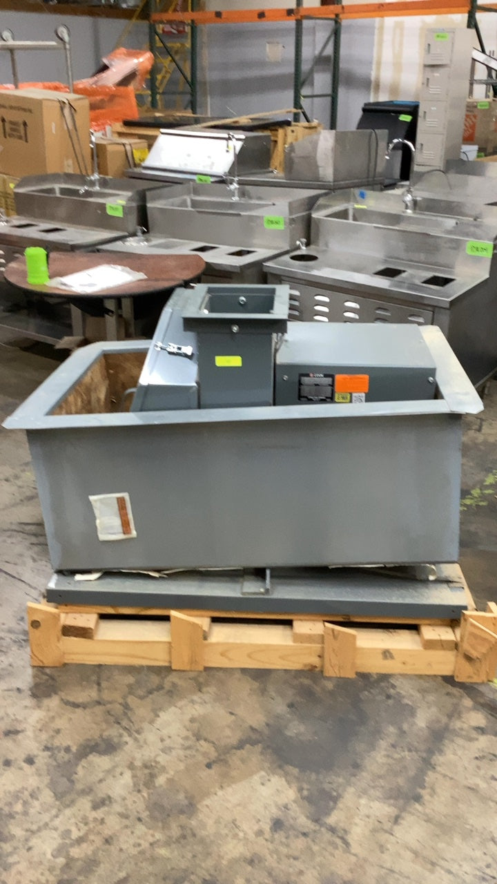 Loren Cook Company 100 OPS Exhaust Fan, Commercial Kitchen 1 HP 460V 3 Phase