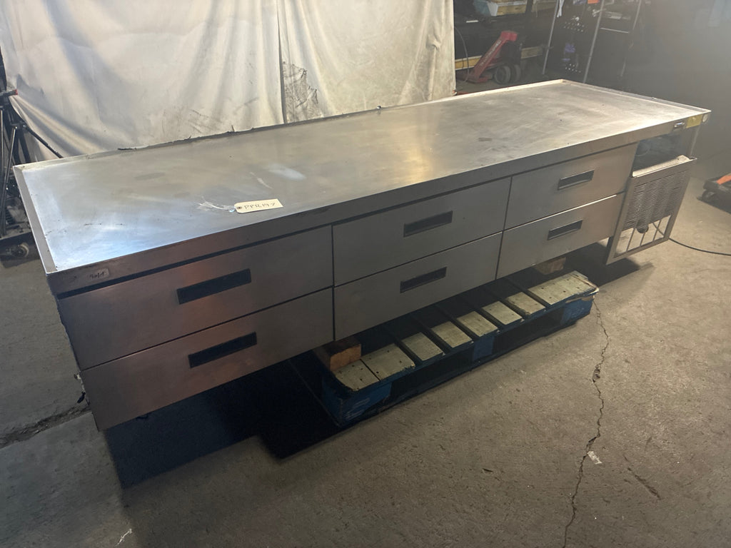 Delfield F2999C Chef’s Base, Refrigerated, 6 Drawers, Mobile