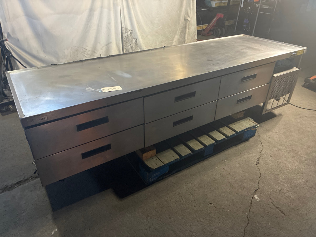 Delfield F2999C Chef’s Base, Refrigerated, 6 Drawers, Mobile