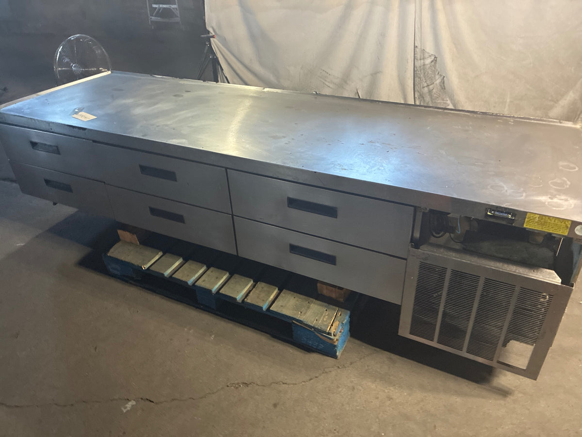 Delfield F2999C Chef’s Base, Refrigerated, 6 Drawers, Mobile