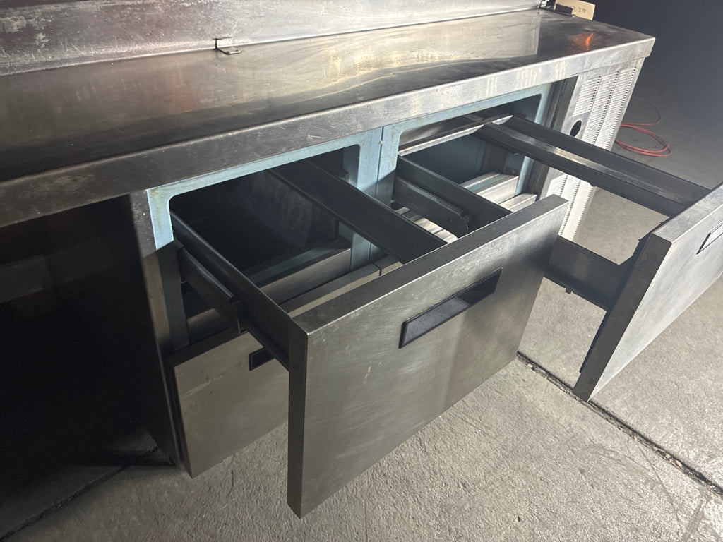 Delfield 18RC60V Pizza Prep Table, Refrigerated, 4 Drawers, Stainless