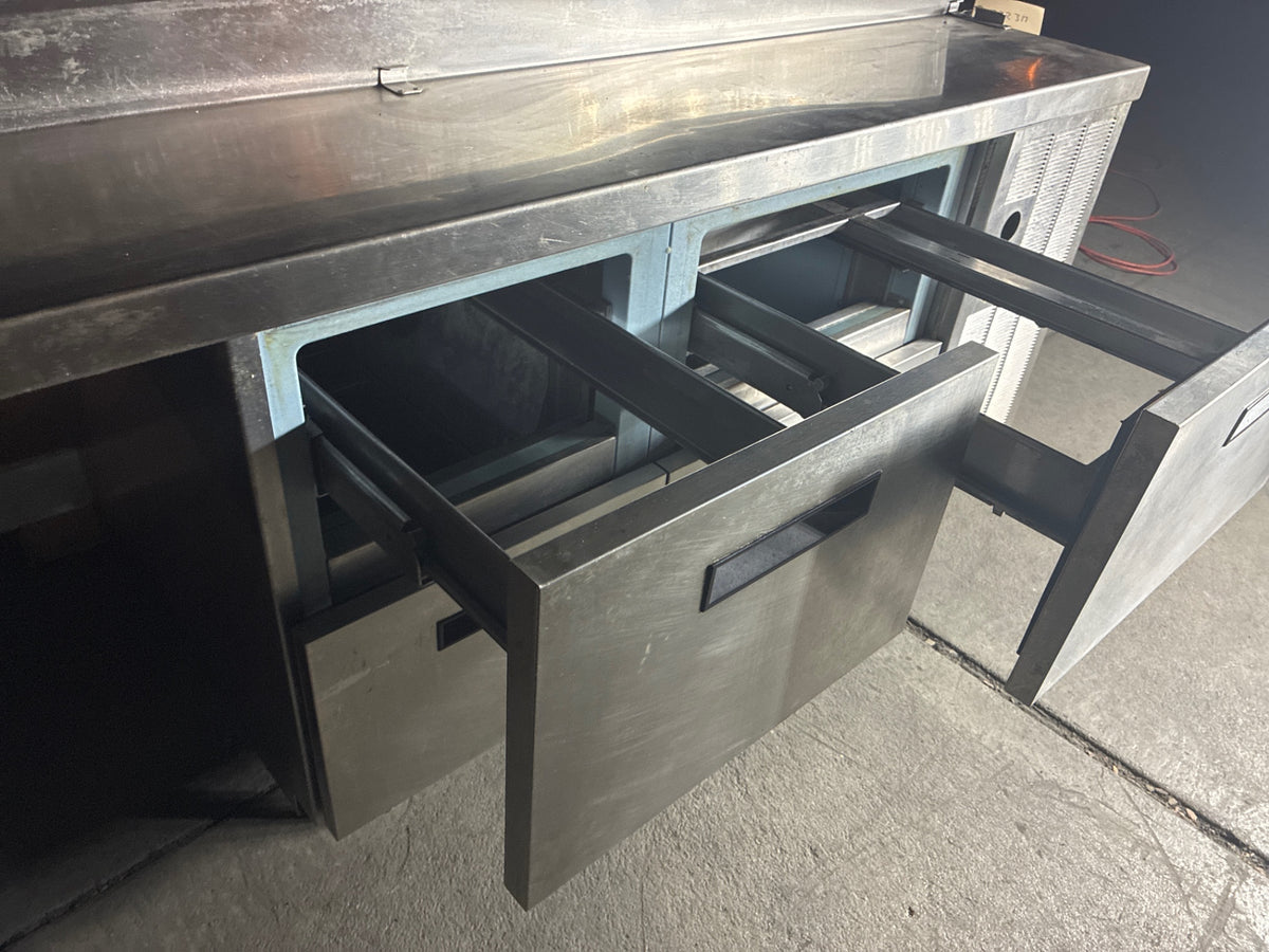 Delfield 18RC60V Pizza Prep Table, Refrigerated, 4 Drawers, Stainless