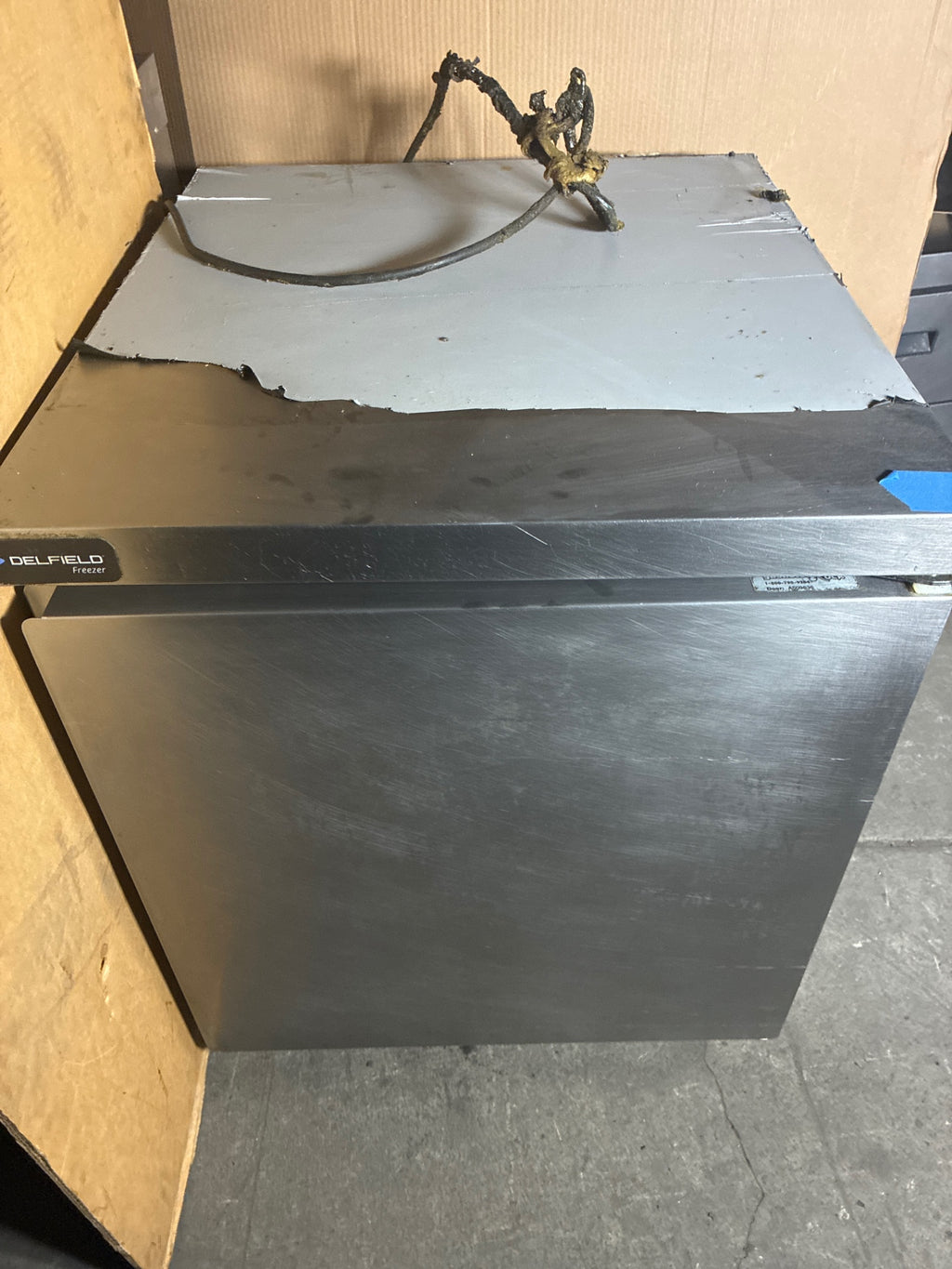 Delfield GUF27P-S Freezer, Under Counter, Single Solid Swing Door, Stainless