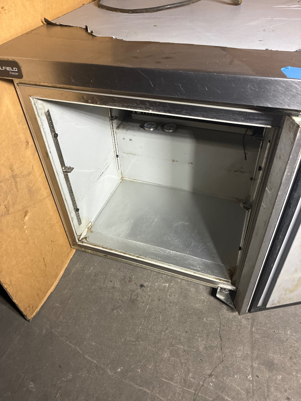 Delfield GUF27P-S Freezer, Under Counter, Single Solid Swing Door, Stainless