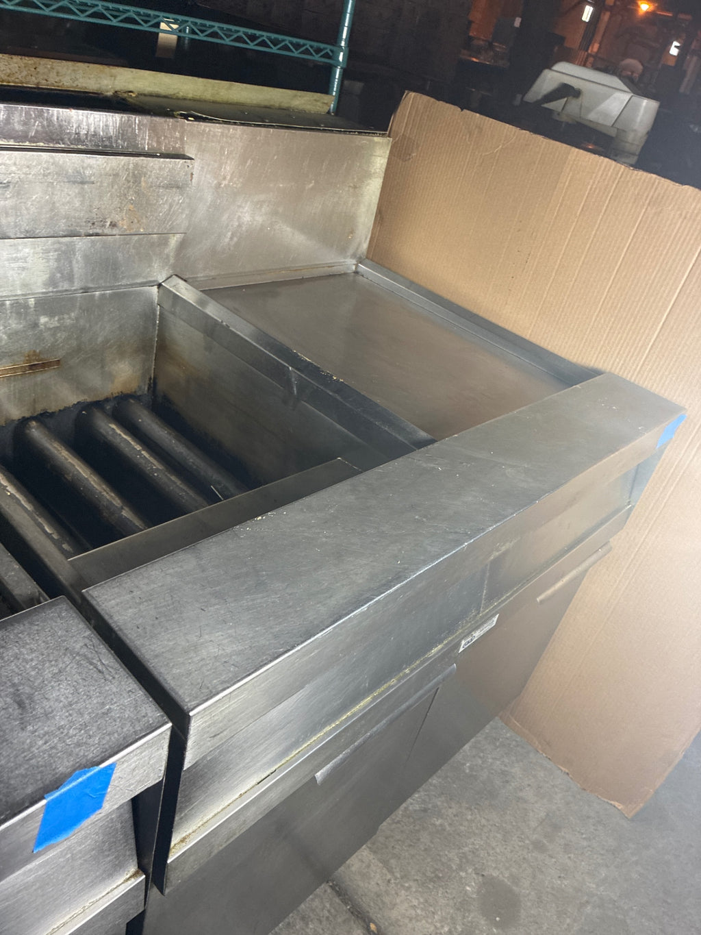 Dean SCFD160GNTS Deep Fryer, Single Vat, 2 Solid Swing Doors, Mobile