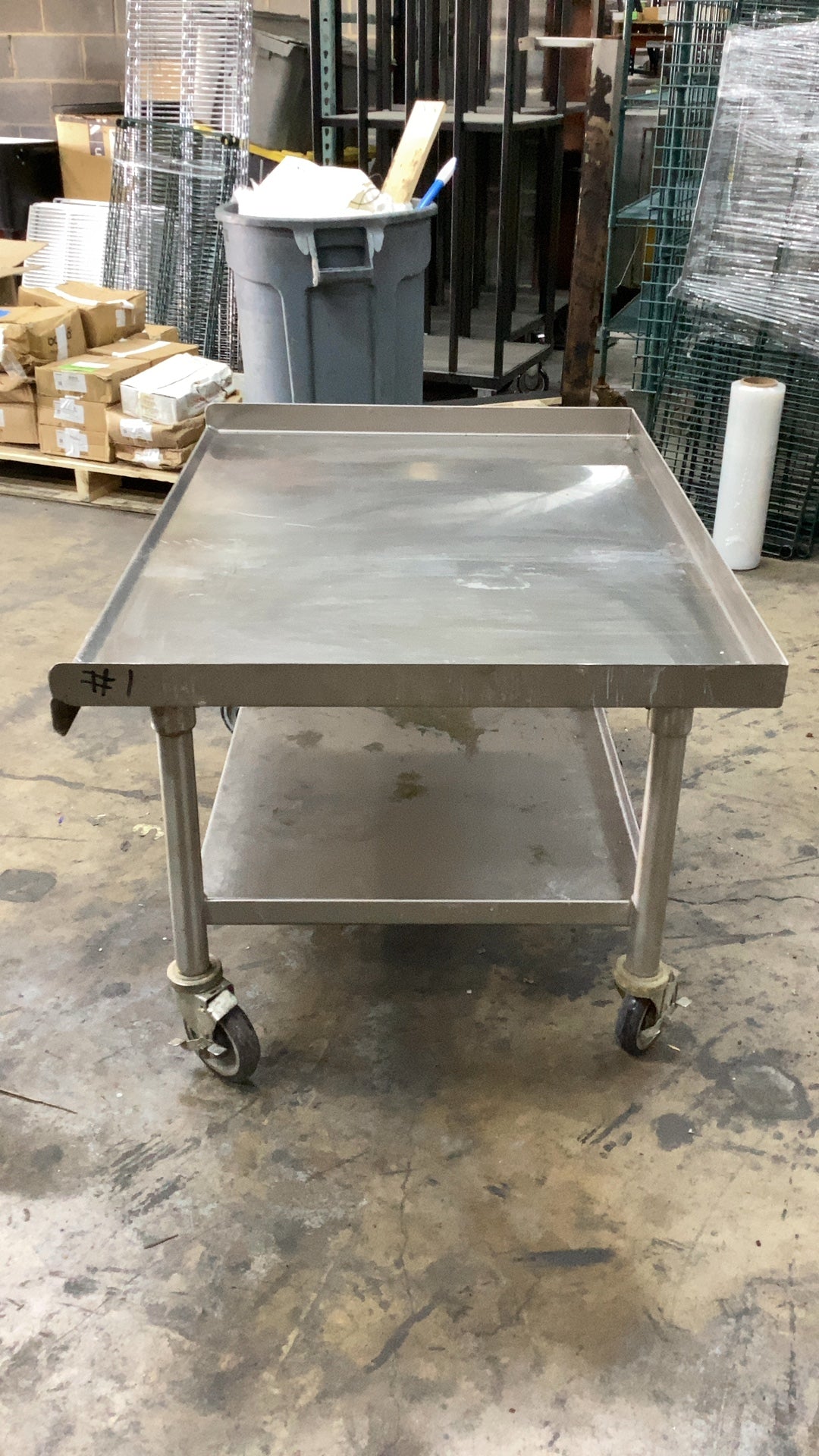 Stainless Steel Table W/ Bottom Shelve