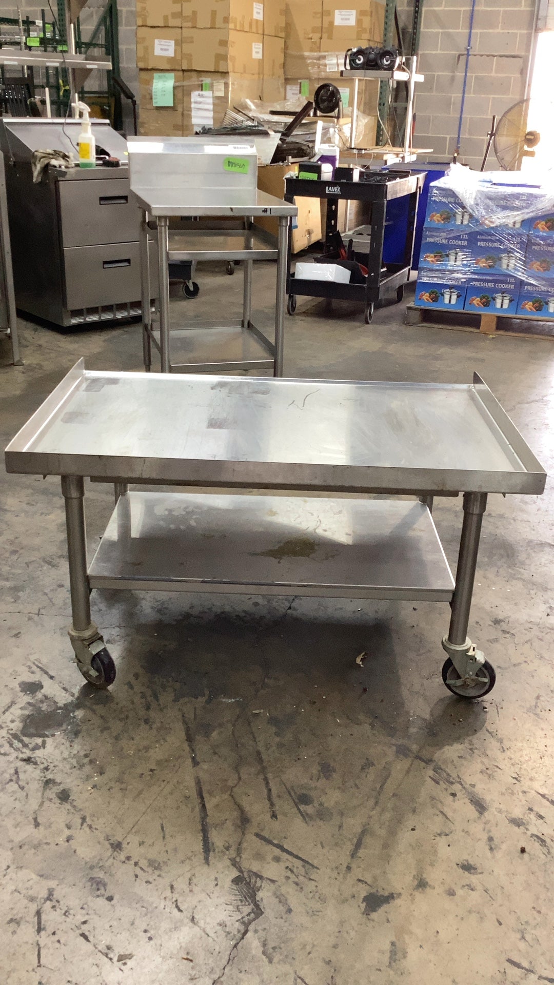 Stainless Steel Table W/ Bottom Shelve