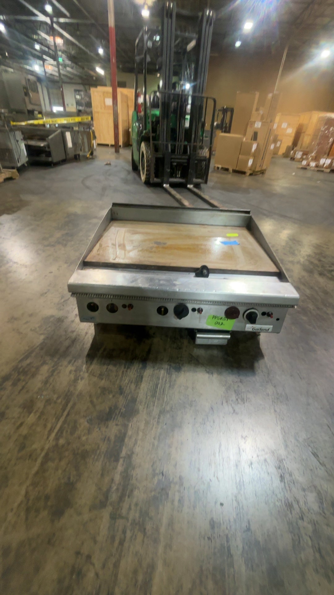 Garland Griddle, Countertop 4 Control Knobs
