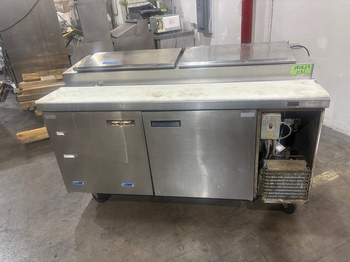 Delfield F18RC68 Pizza Prep Table With Refrigerated Base