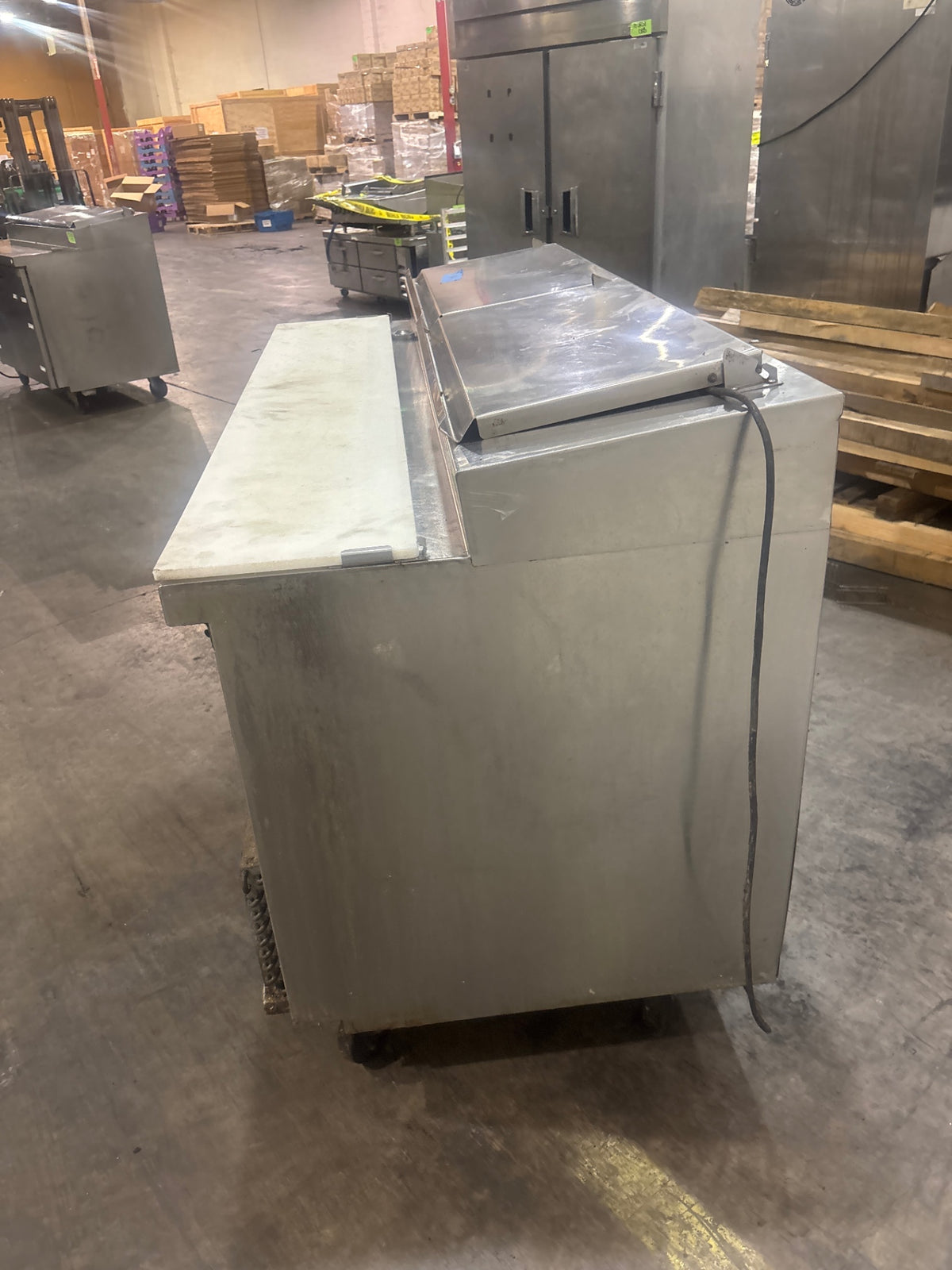 Delfield F18RC68 Pizza Prep Table With Refrigerated Base
