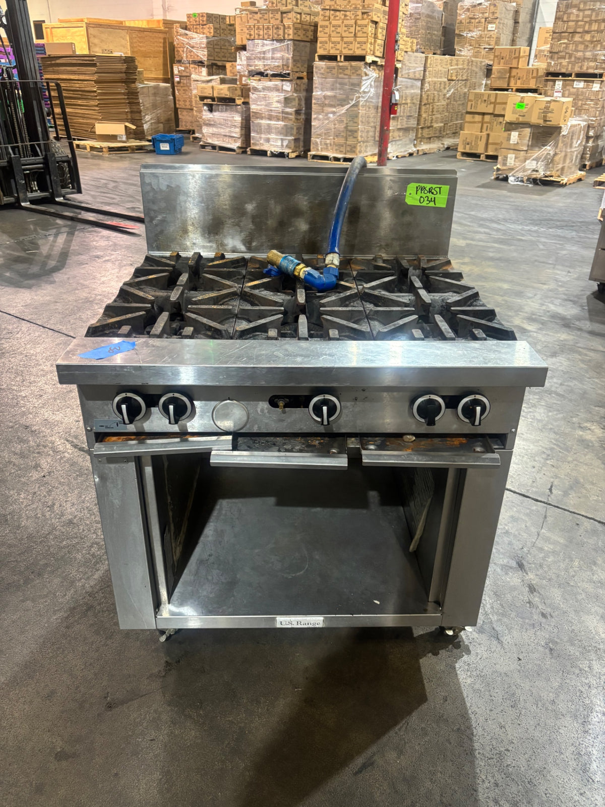 Garland U36-6S Free Standing Commercial 6 Range Stove