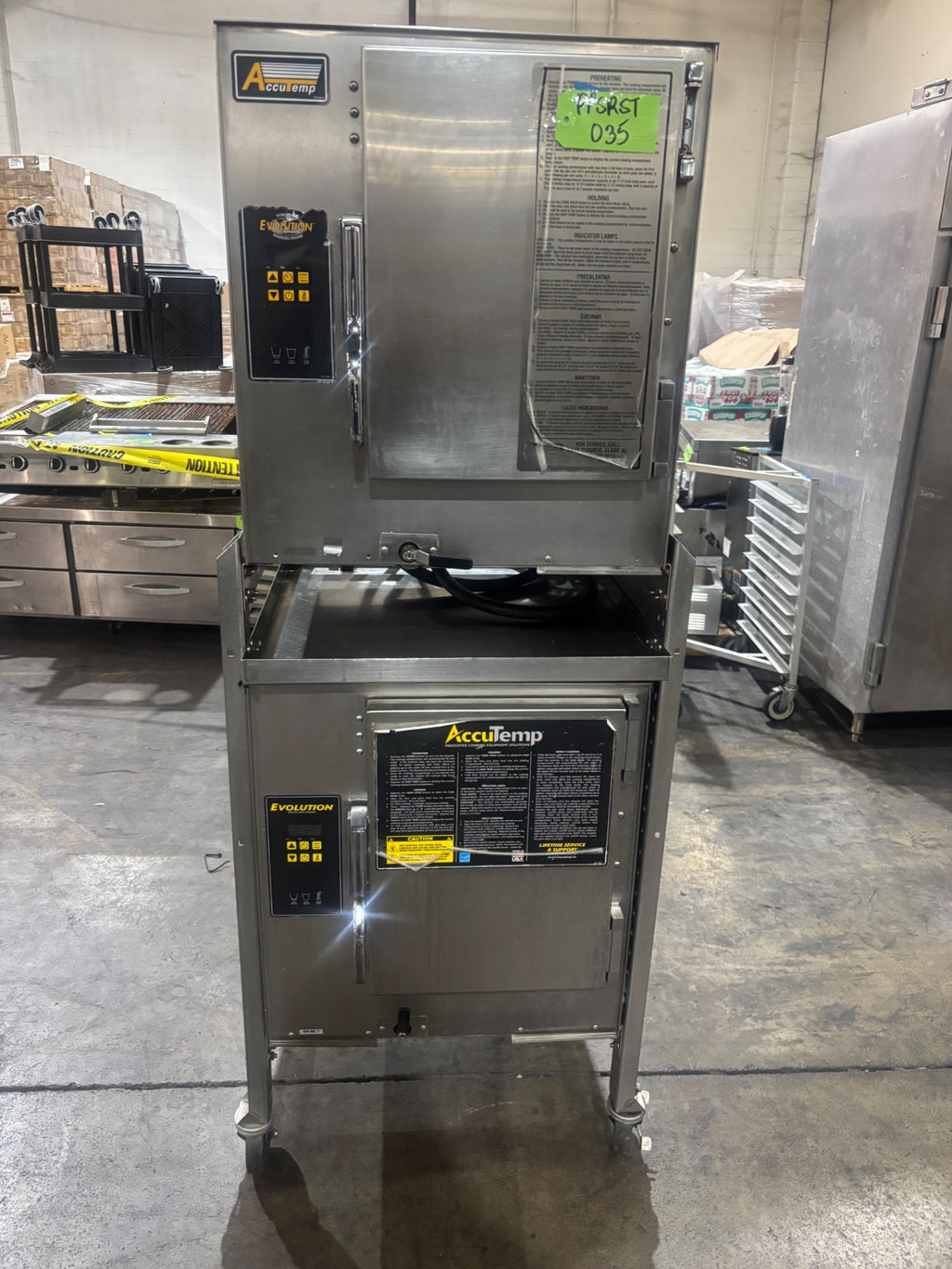 AccuTemp Commercial Steamer, With Stand - Lot of 2