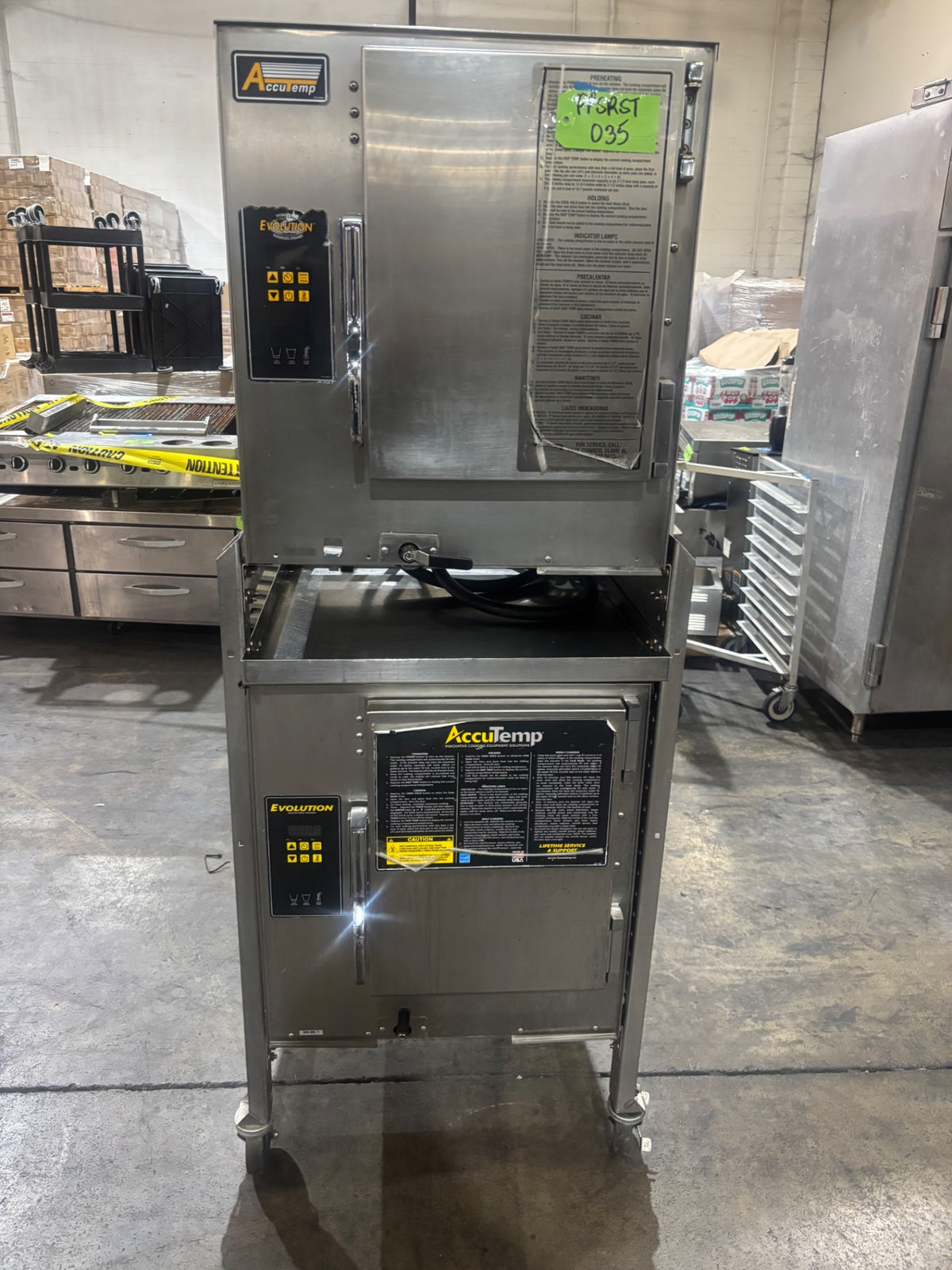 AccuTemp Commercial Steamer, With Stand - Lot of 2