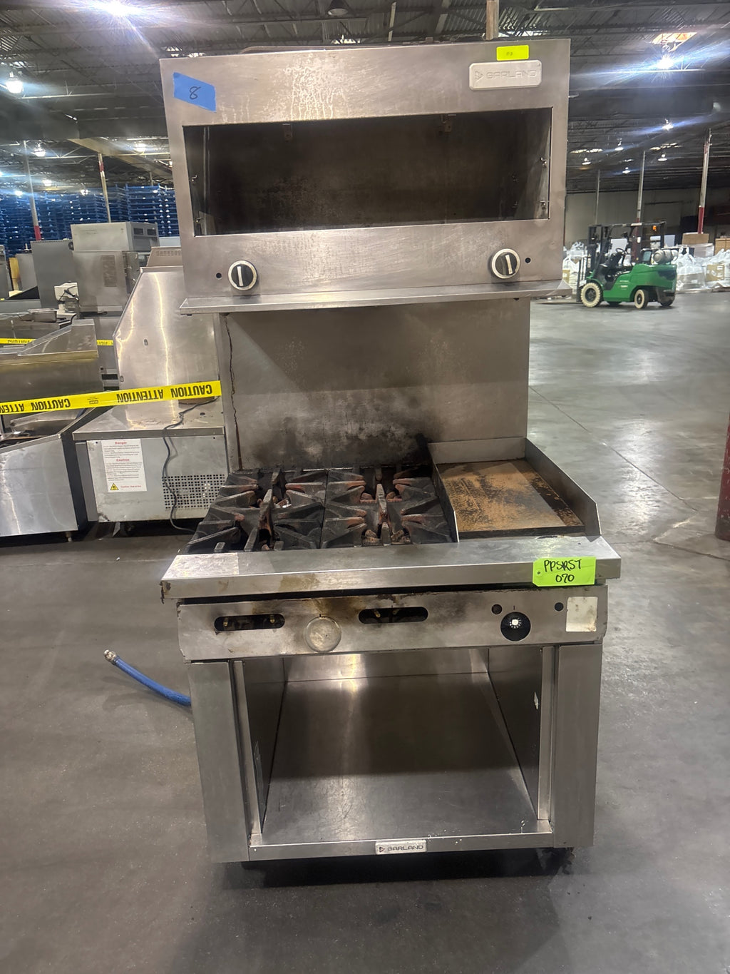 Garland G36-4G12S Gas 4 Burner Range With Griddle