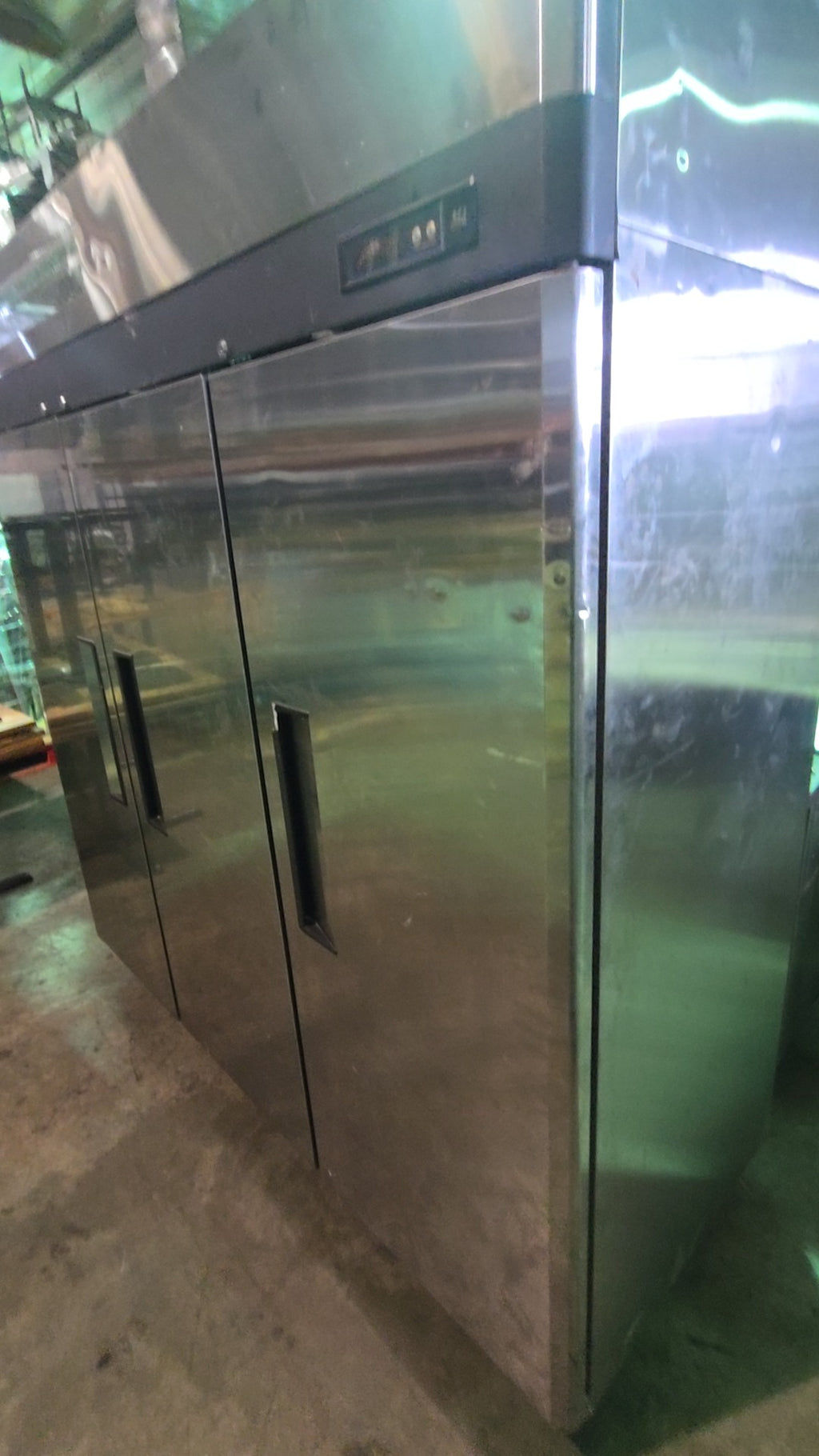 Turbo Air M3R72-3 Refrigerator, Reach-In Three-Door Stainless Steel 115V Electrical