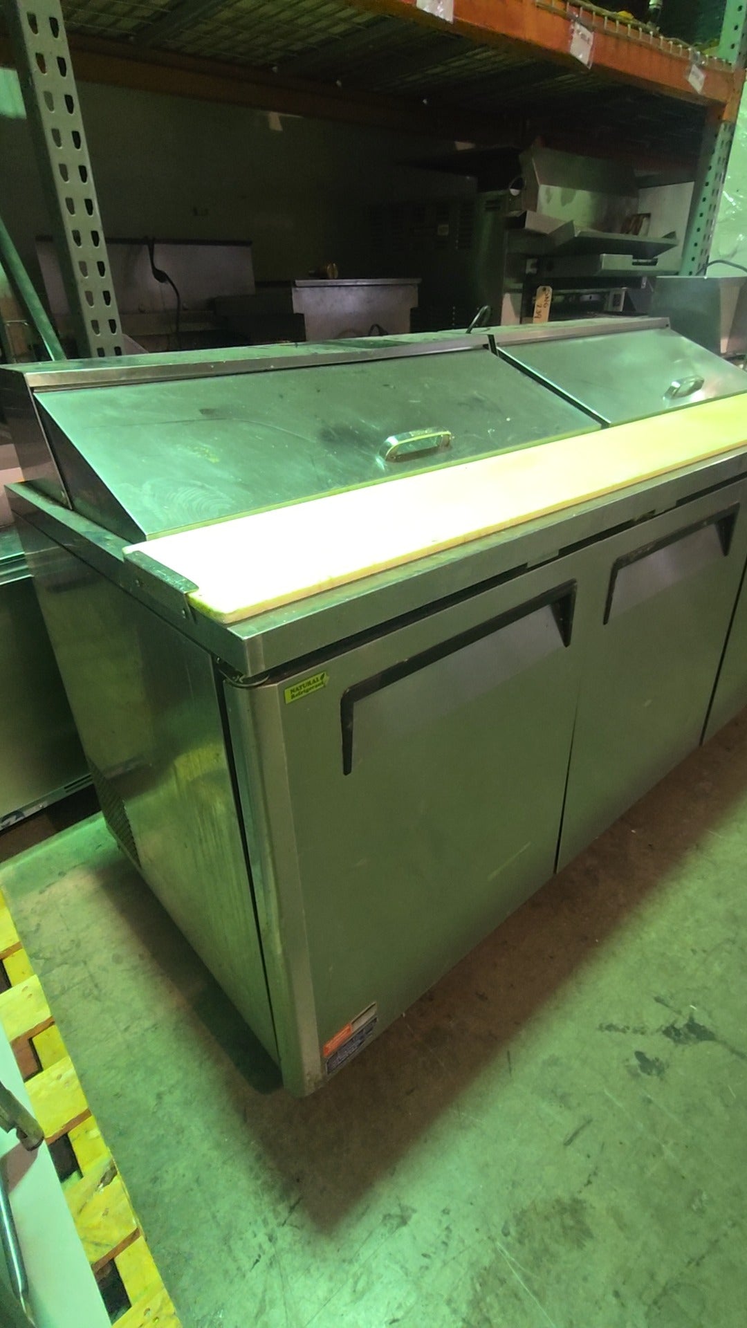 Turbo air MST-72-N Prep Table, Refrigerated Sandwich/Salad 3-Door Mega Top Design R-290 Refrigerant 115V Electrical