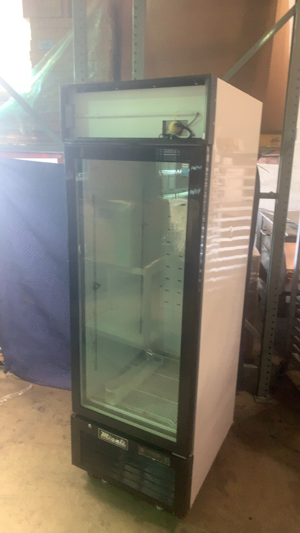 Migali C-23RM-HC Refrigerator, Bottom Mount Glass Door 115V 60Hz 1 Phase