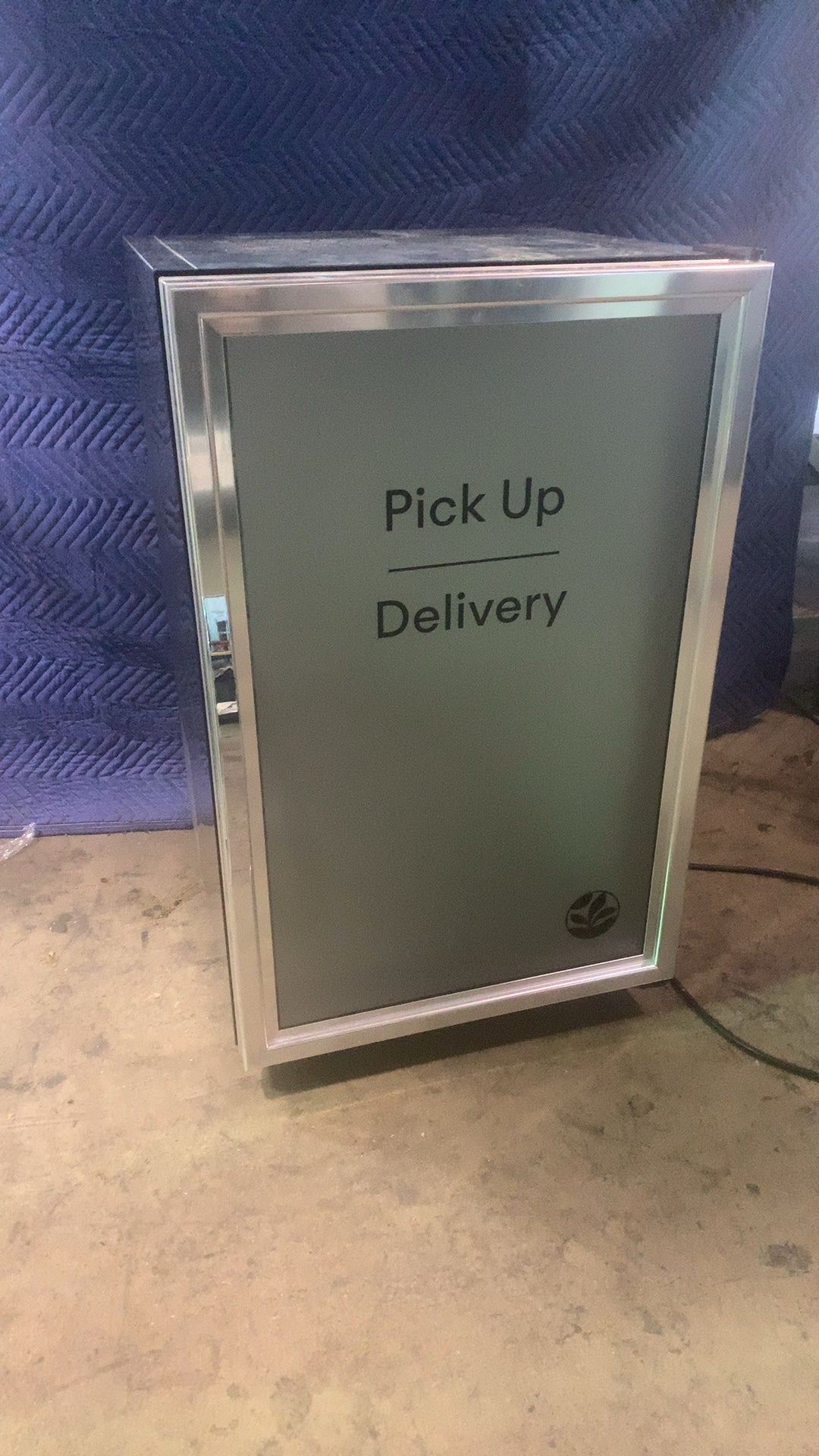 True GDM-07-S-HC-TSL01 Refrigerator, Merchandiser Undercounter Single Glass Door 'Pick Up Delivery' Graphic 115V Electric