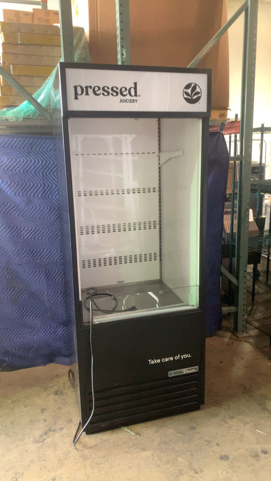 True TOAM-30-HC-TSL01 Refrigerator, Open Air Merchandiser 'pressed JUICERY' Branded, 115V