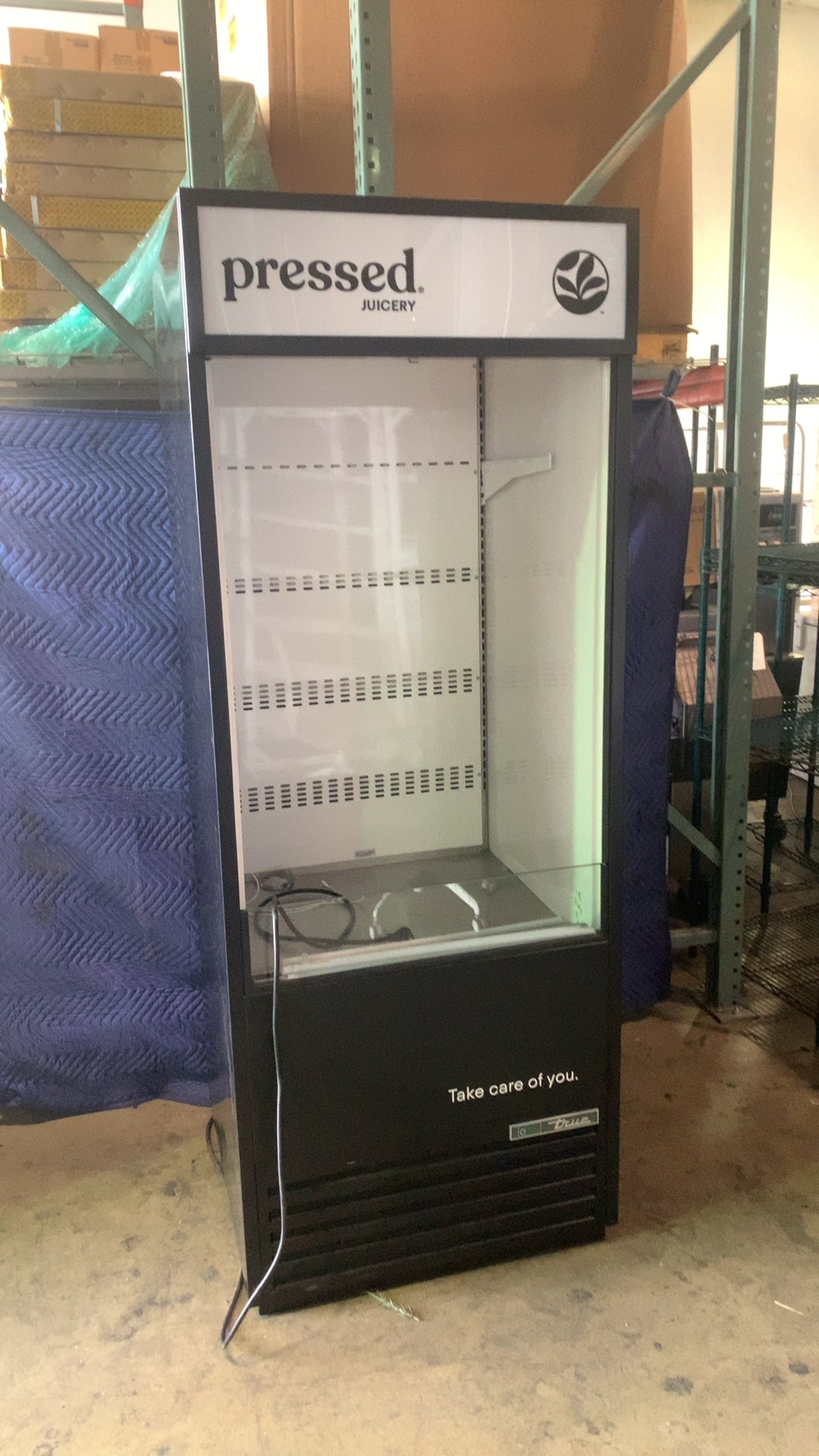 True TOAM-30-HC-TSL01 Refrigerator, Open Air Merchandiser 'pressed JUICERY' Branded, 115V