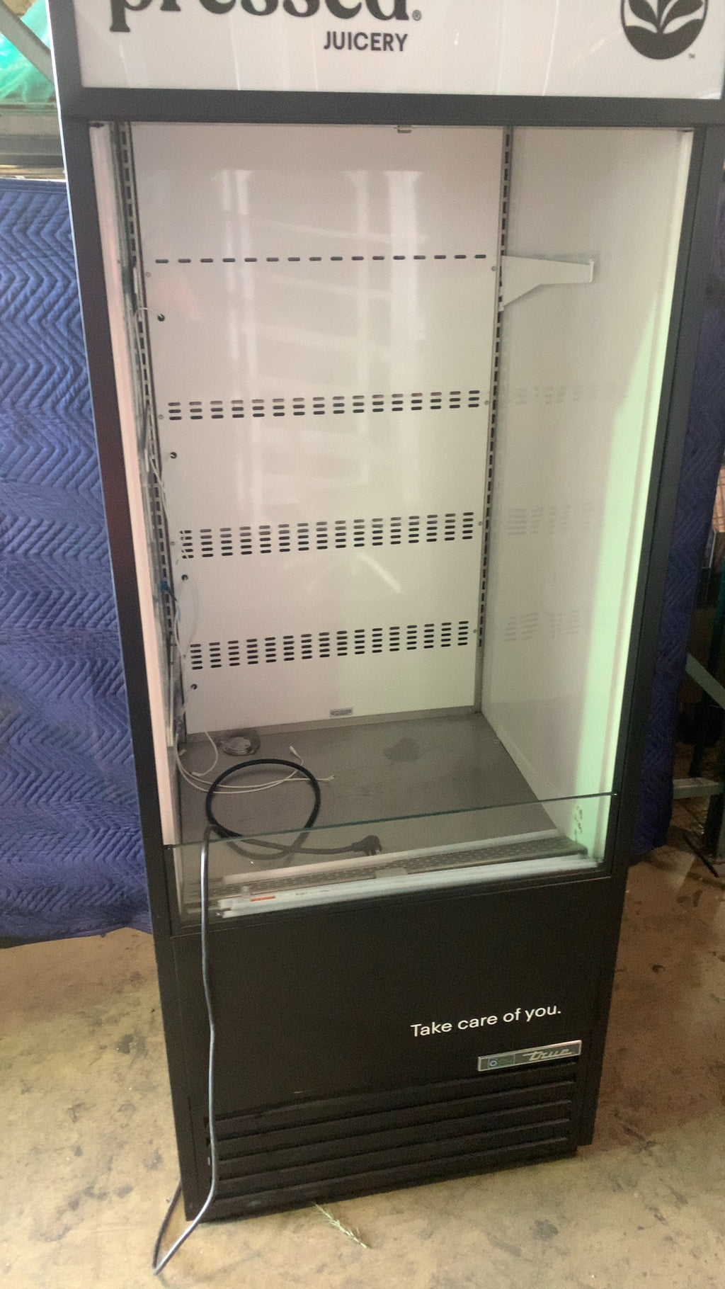 True TOAM-30-HC-TSL01 Refrigerator, Open Air Merchandiser 'pressed JUICERY' Branded, 115V