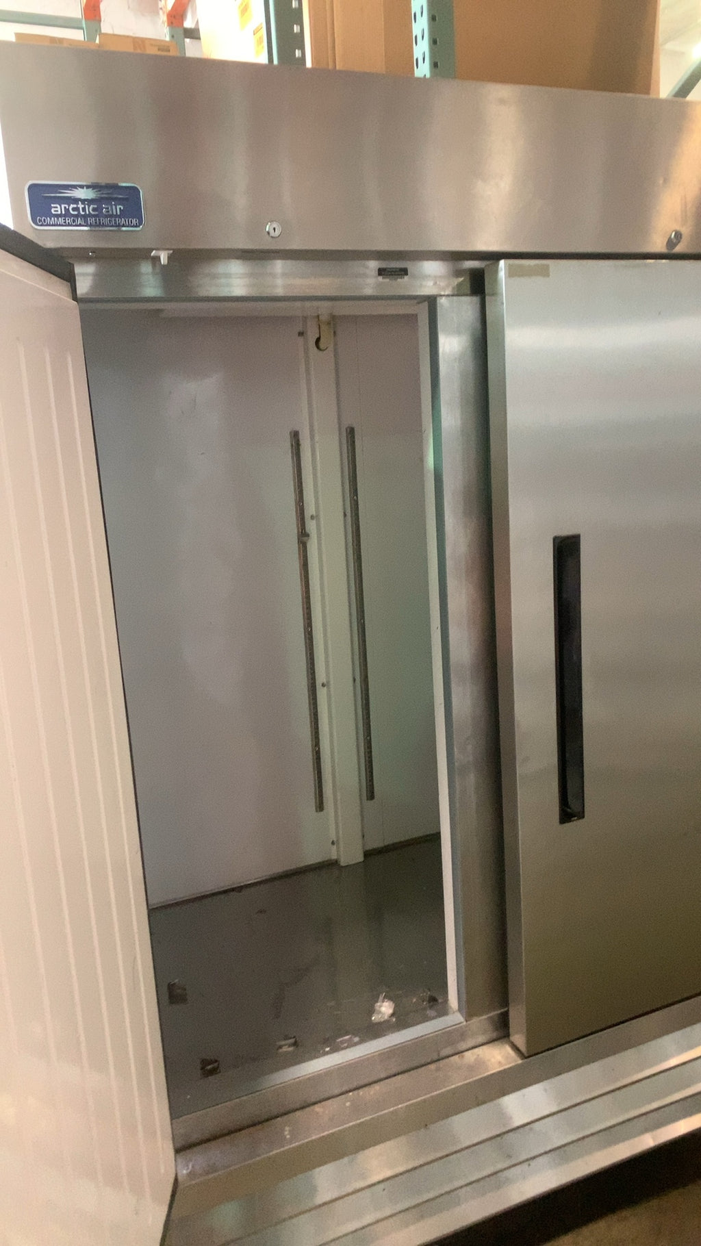 Arctic Air AR49 Commercial Refrigerator, Two Door 115V 9 Amps