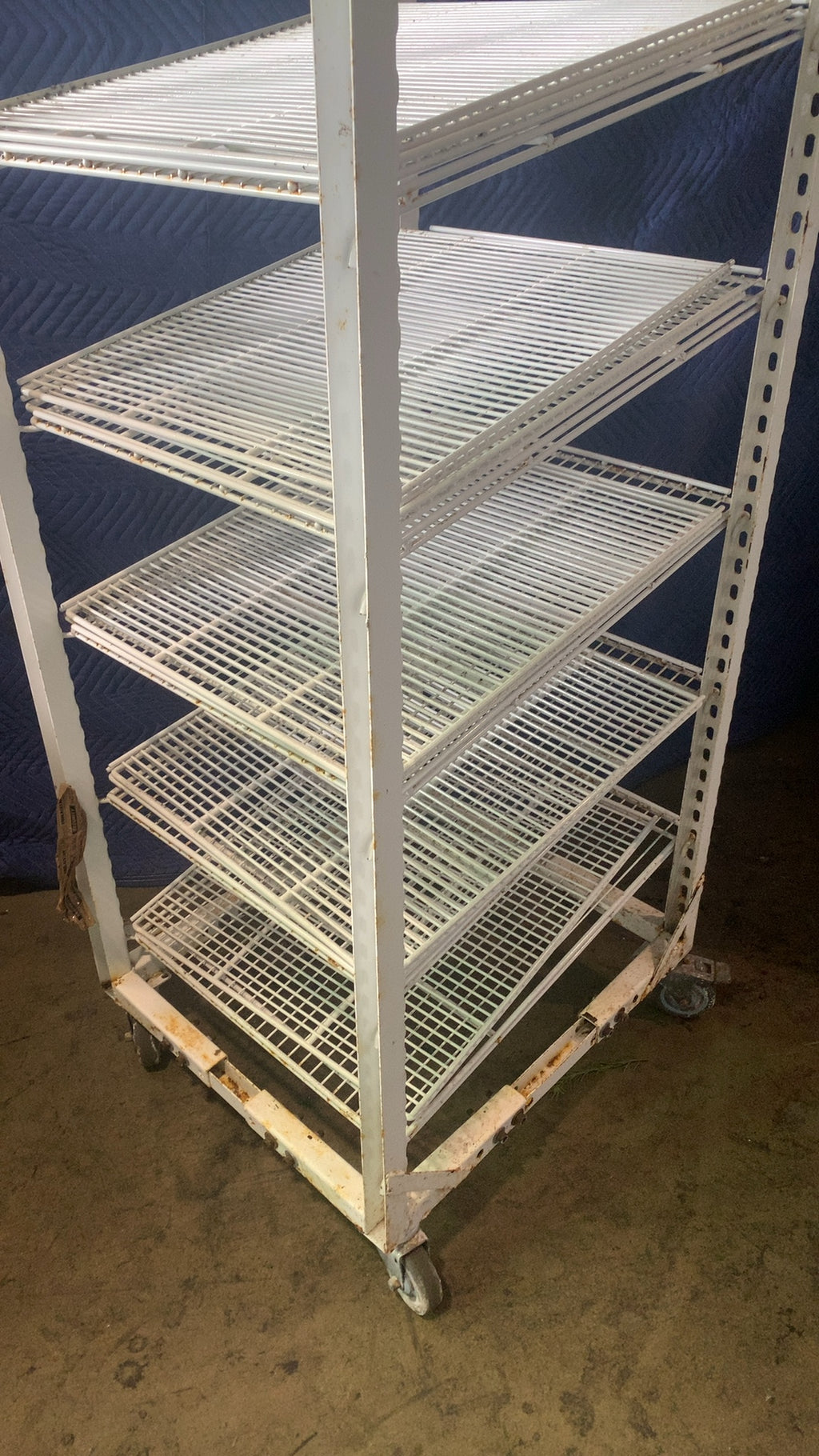 GenericMobileWireRack-6Tier Drying Rack, Mobile 6 Wire Shelves