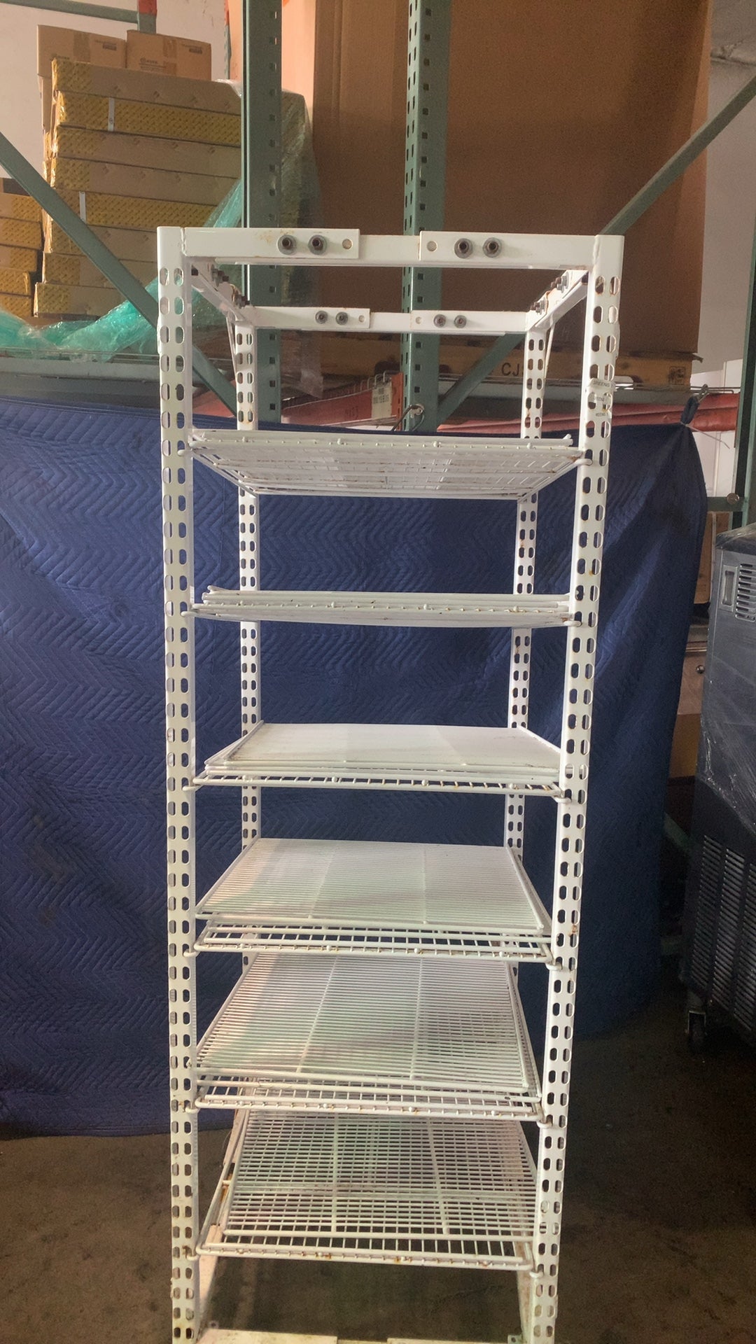 GenericMobileWireRack-6Tier Drying Rack, Mobile 6 Wire Shelves