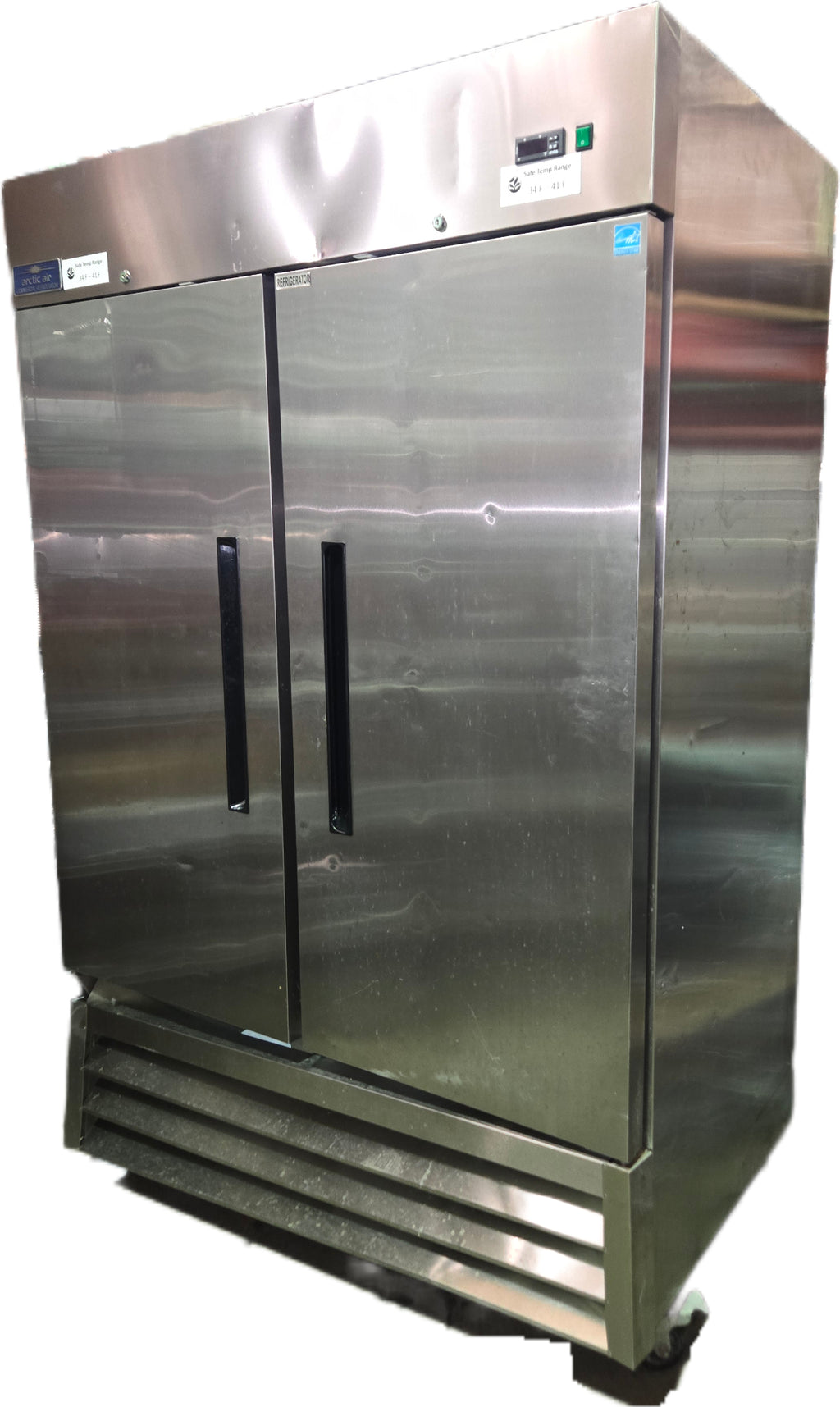 Arctic Air AR49E Commercial Refrigerator, Upright 2 Solid Swing Doors Energy Star Rated