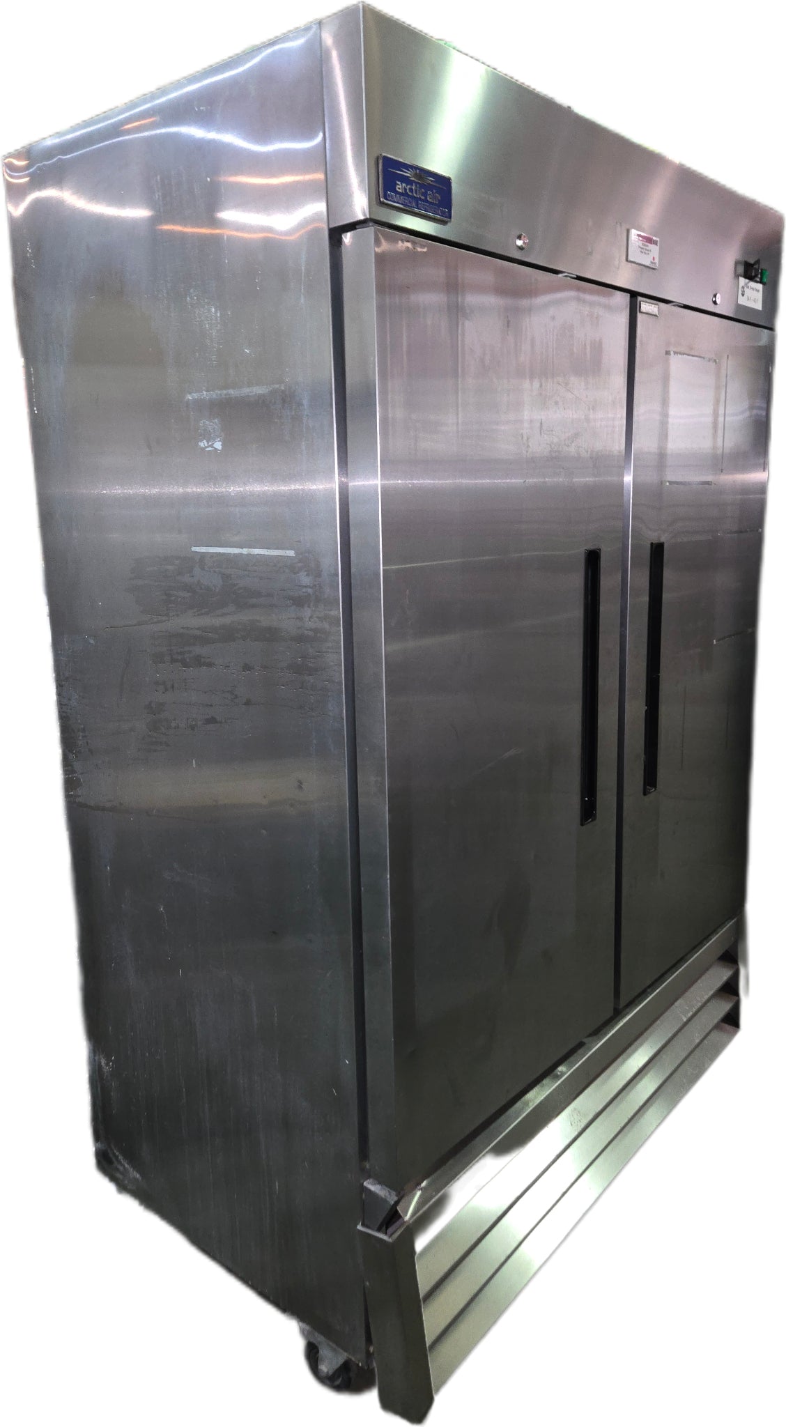 Arctic Air AR49E Commercial Refrigerator, Upright 2 Swing Doors Electric Stainless Steel