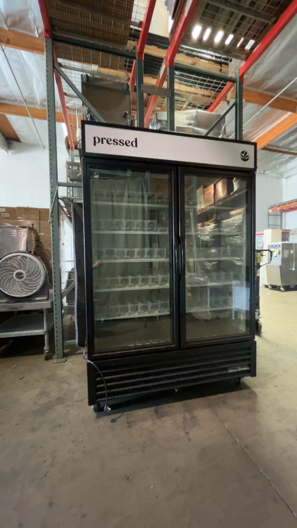 True Refrigeration GDM-49RL-HC-TSLD1 Refrigerator, Glass Door Merchandiser 2 Swing Doors R290 Refrigerant 115V
