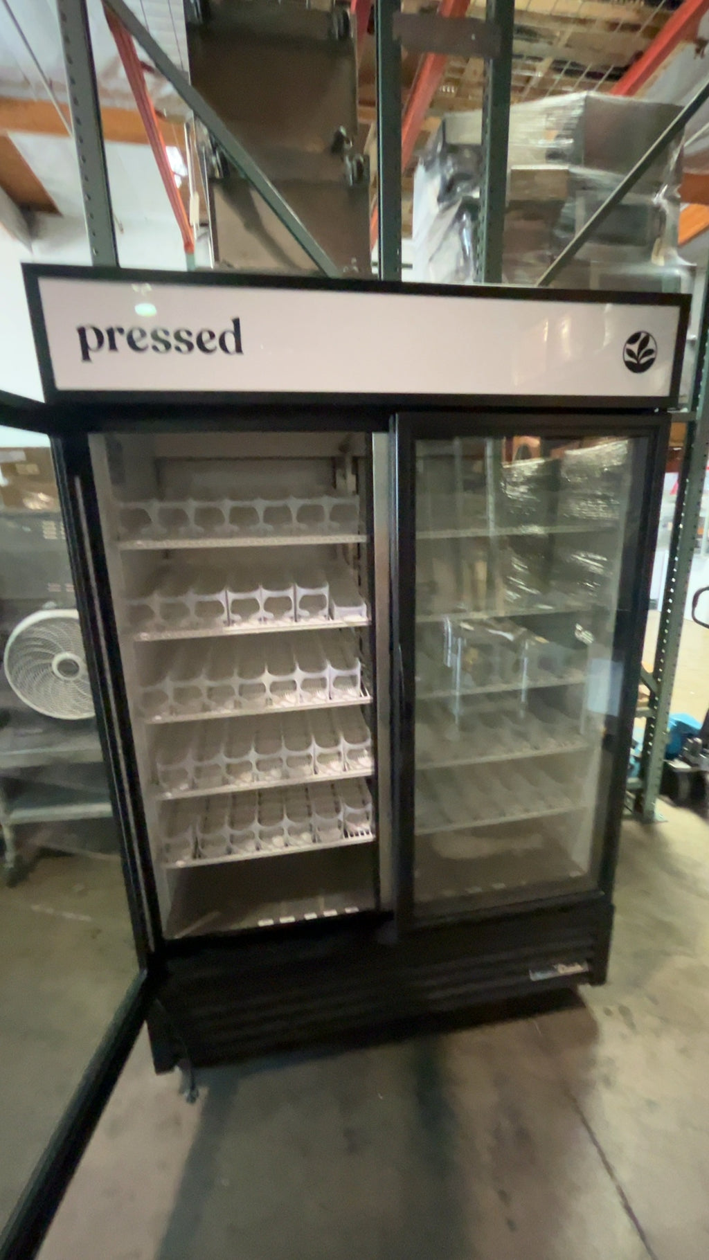 True Refrigeration GDM-49RL-HC-TSLD1 Refrigerator, Glass Door Merchandiser 2 Swing Doors R290 Refrigerant 115V
