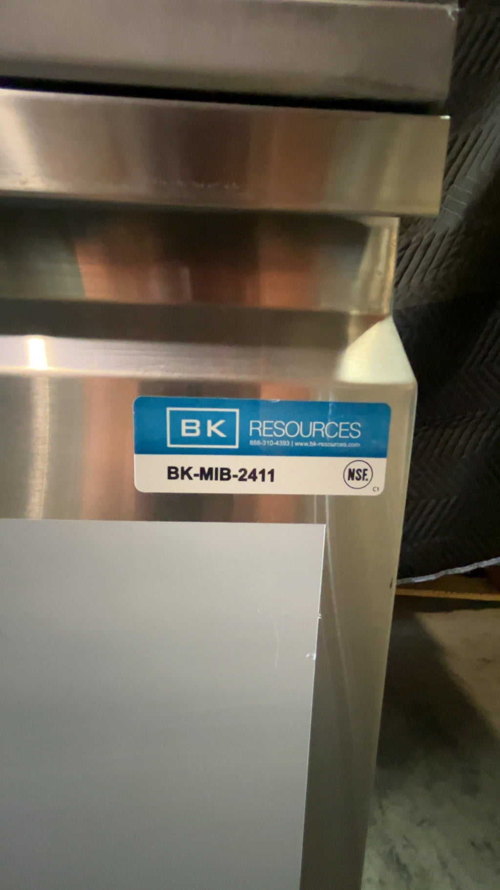 BK Resources BK-MIB-2411 Ingredient Bin, Mobile Stainless Steel NSF Certified