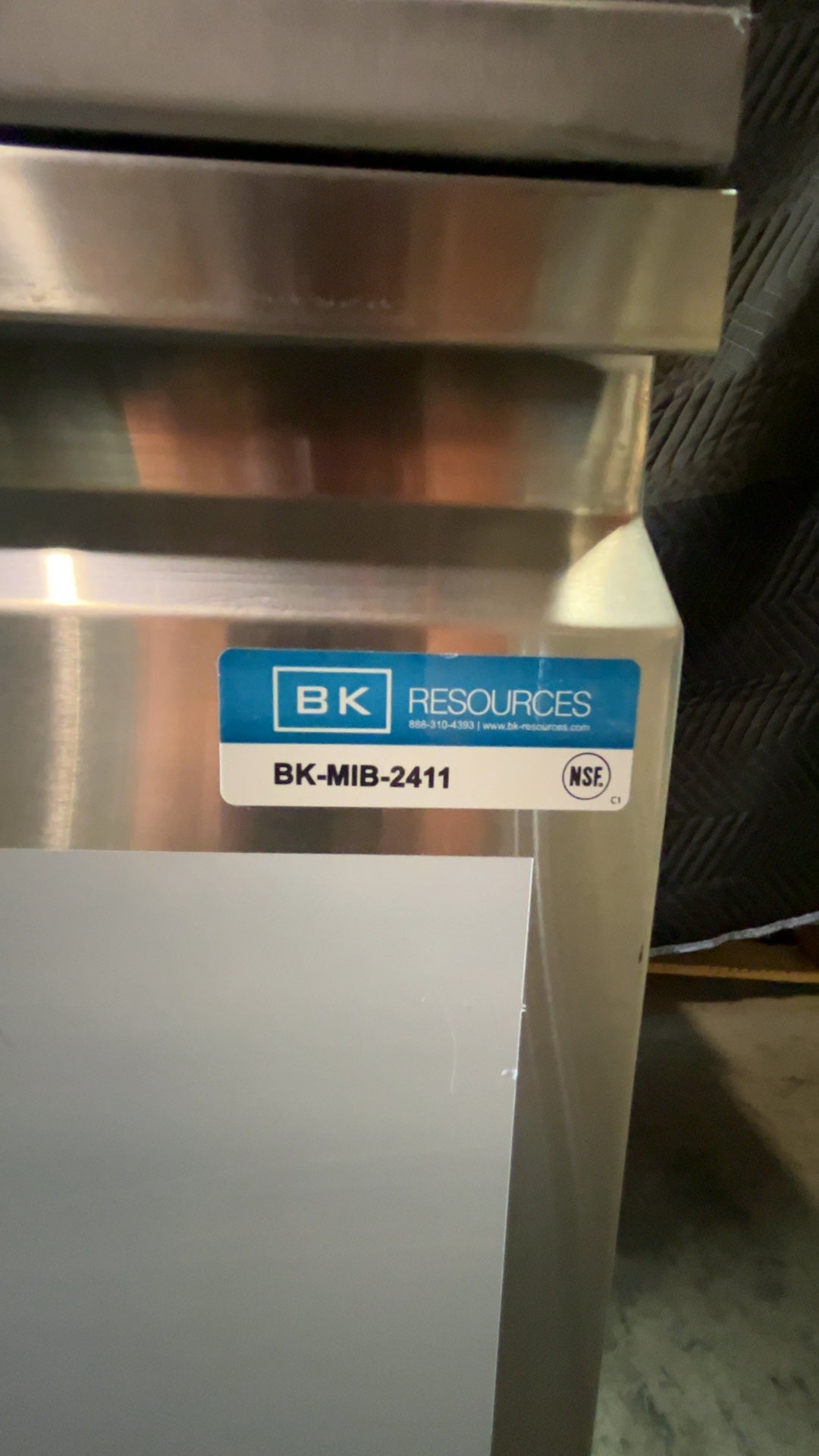 BK Resources BK-MIB-2411 Ingredient Bin, Mobile Stainless Steel NSF Certified