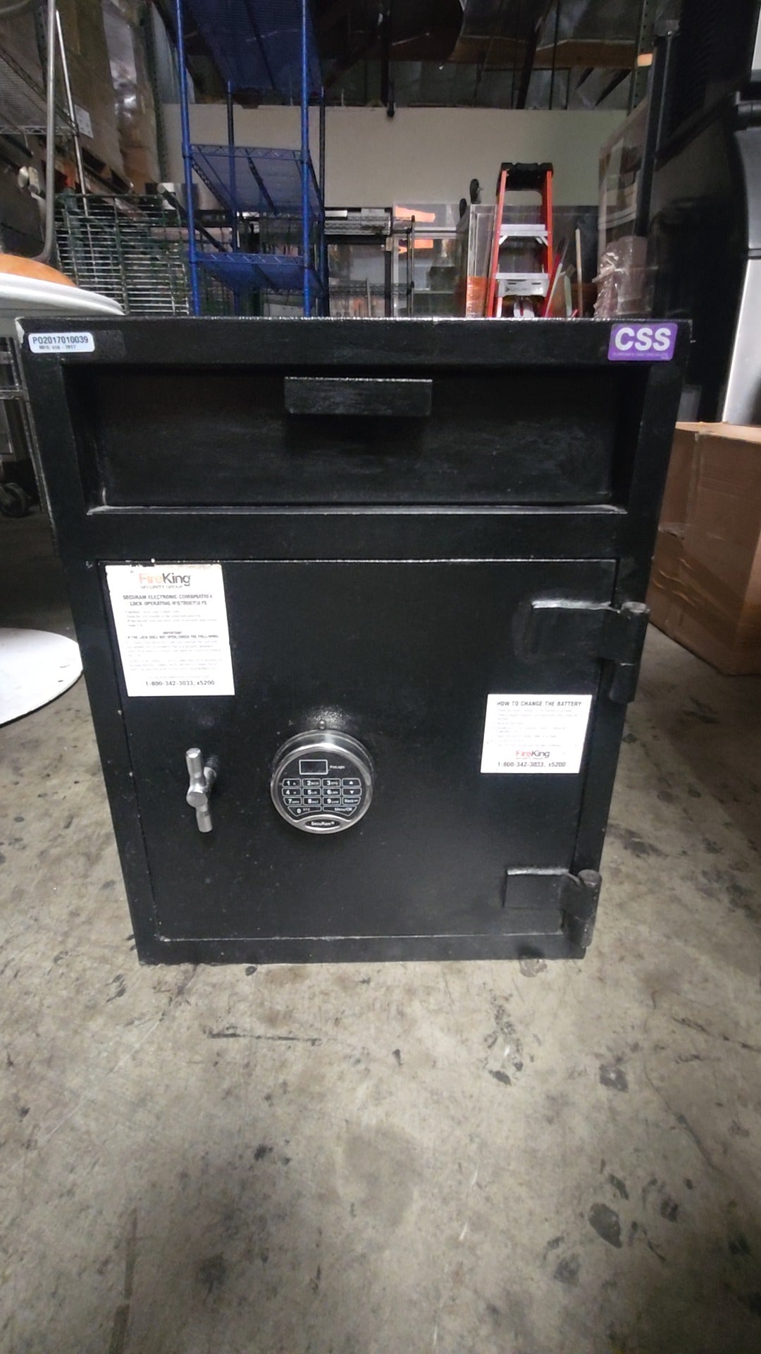 FireKing DD Series Safe, Depository, Drop Slot Electronic Keypad Lock