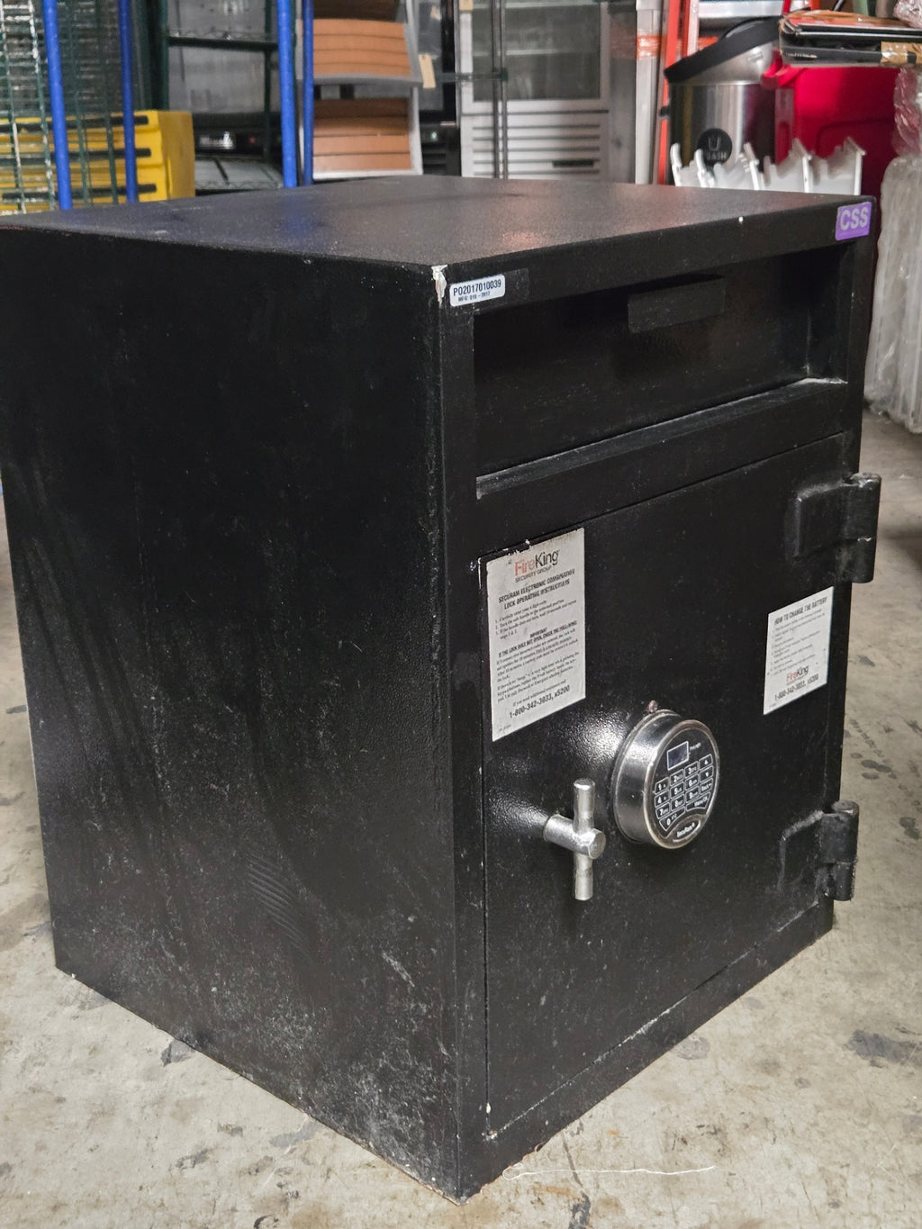 FireKing DD Series Safe, Depository, Drop Slot Electronic Keypad Lock