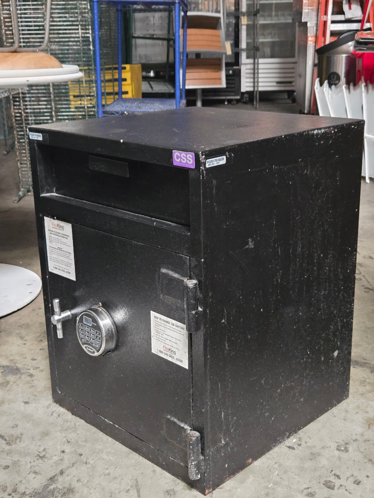 FireKing DD Series Safe, Depository, Drop Slot Electronic Keypad Lock