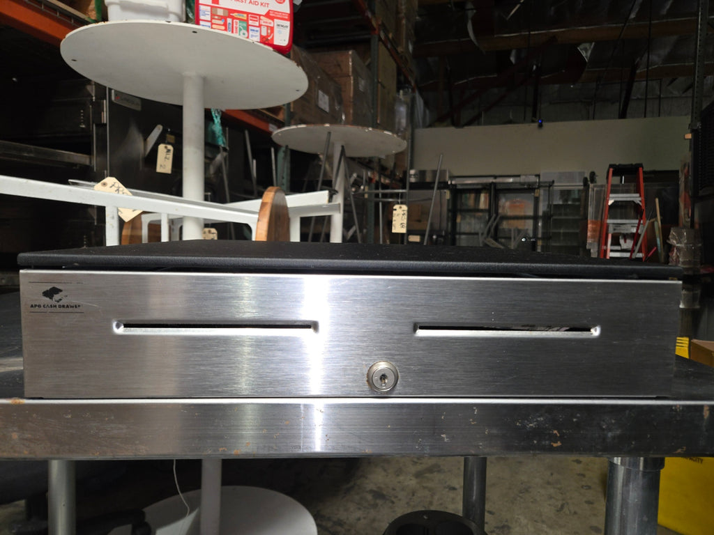 APG Vasario Series Cash Drawer, Front Opening Key Lock, 2 Media Slots