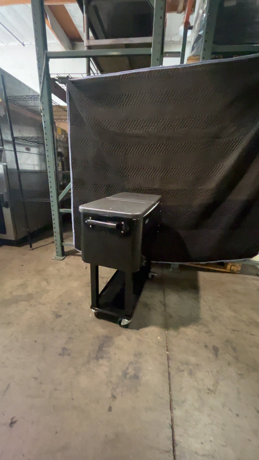 AVINGLI Outdoor Patio Cooler Cart Cooler, Cart Split Lid