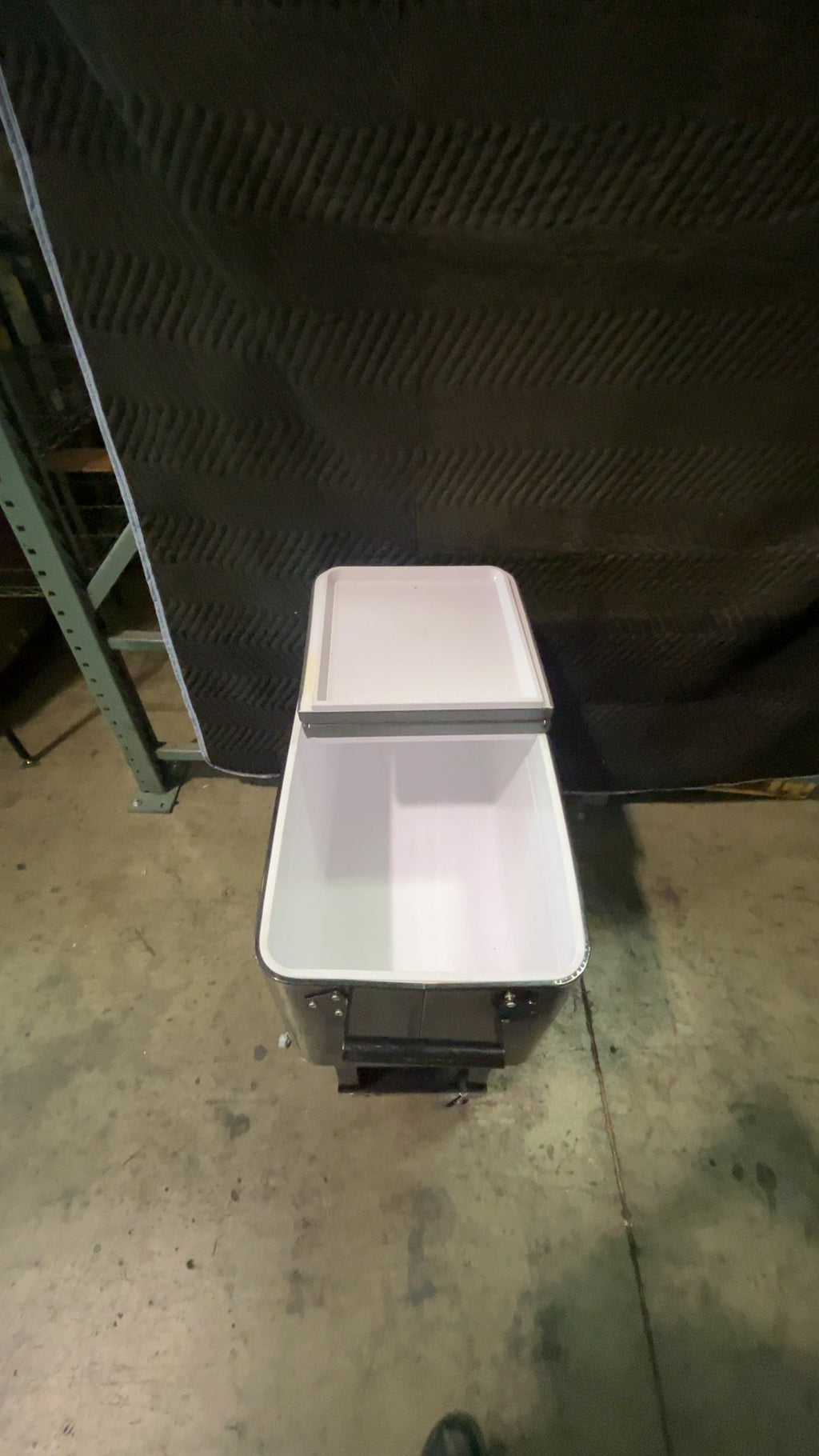 AVINGLI Outdoor Patio Cooler Cart Cooler, Cart Split Lid