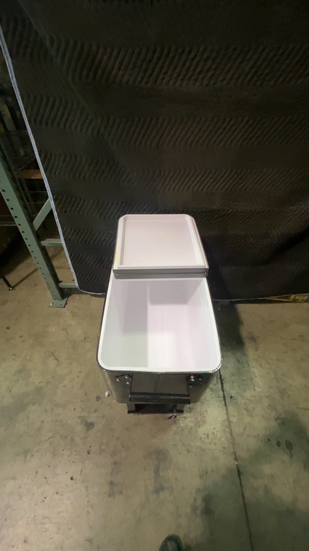AVINGLI Outdoor Patio Cooler Cart Cooler, Cart Split Lid