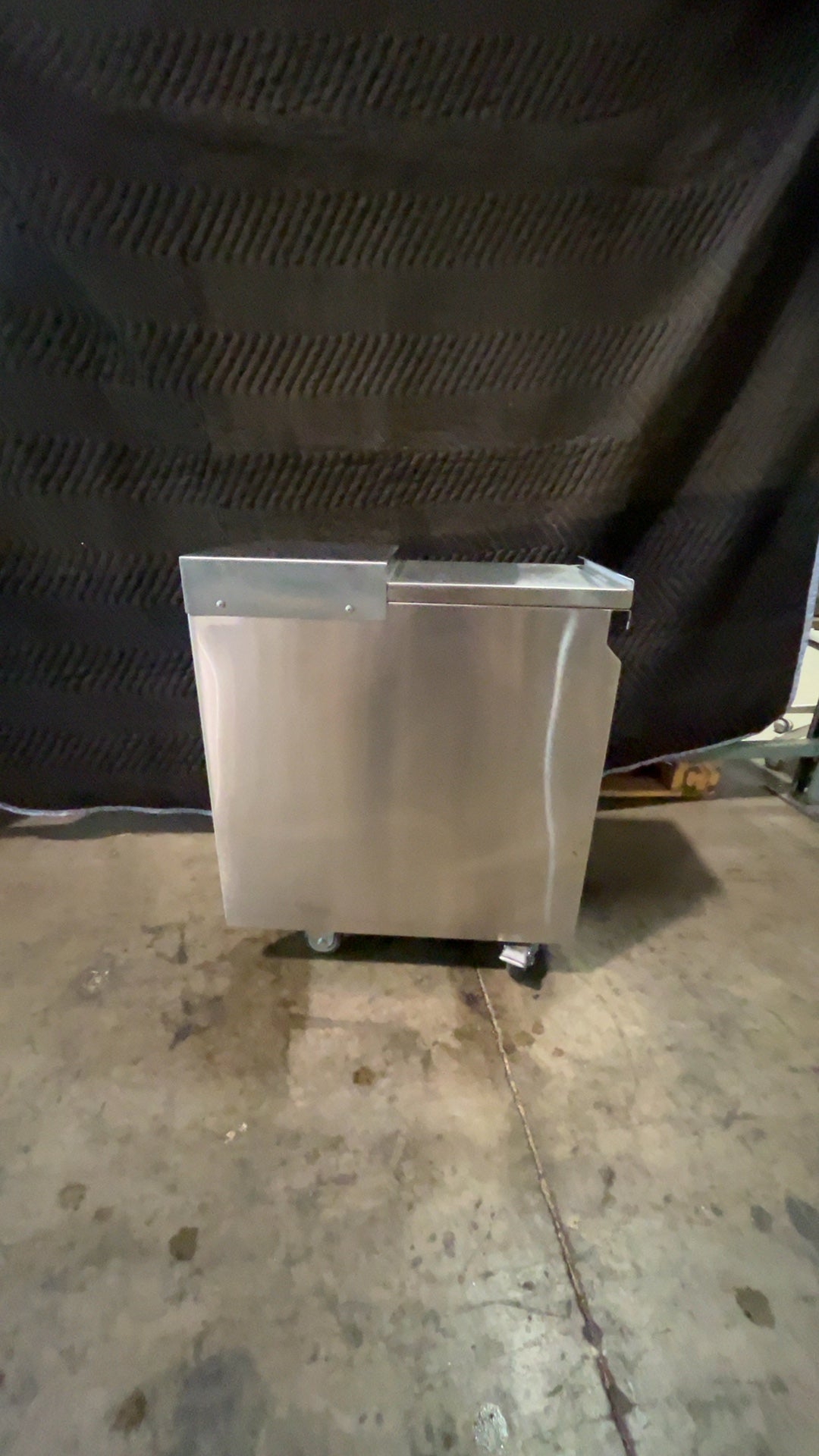 BK RESOURCES BK-MIB-2411 Ice Bin, Underbar Stainless Steel Hinged Lid On Casters