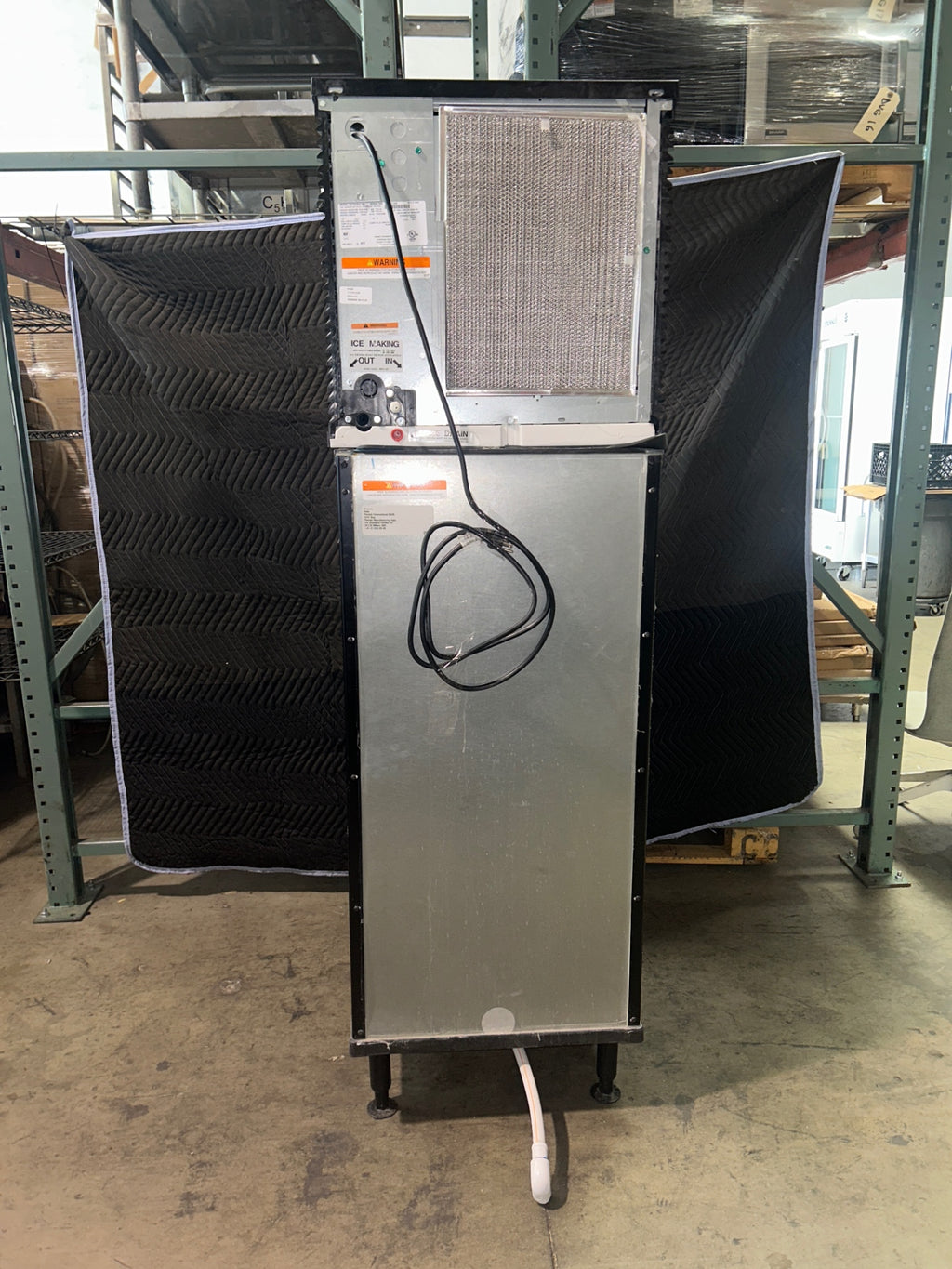 Koolaire KD10420A-161 Ice Maker, with Storage Bin 115V 1 Phase Air Cooled Stainless Steel Front