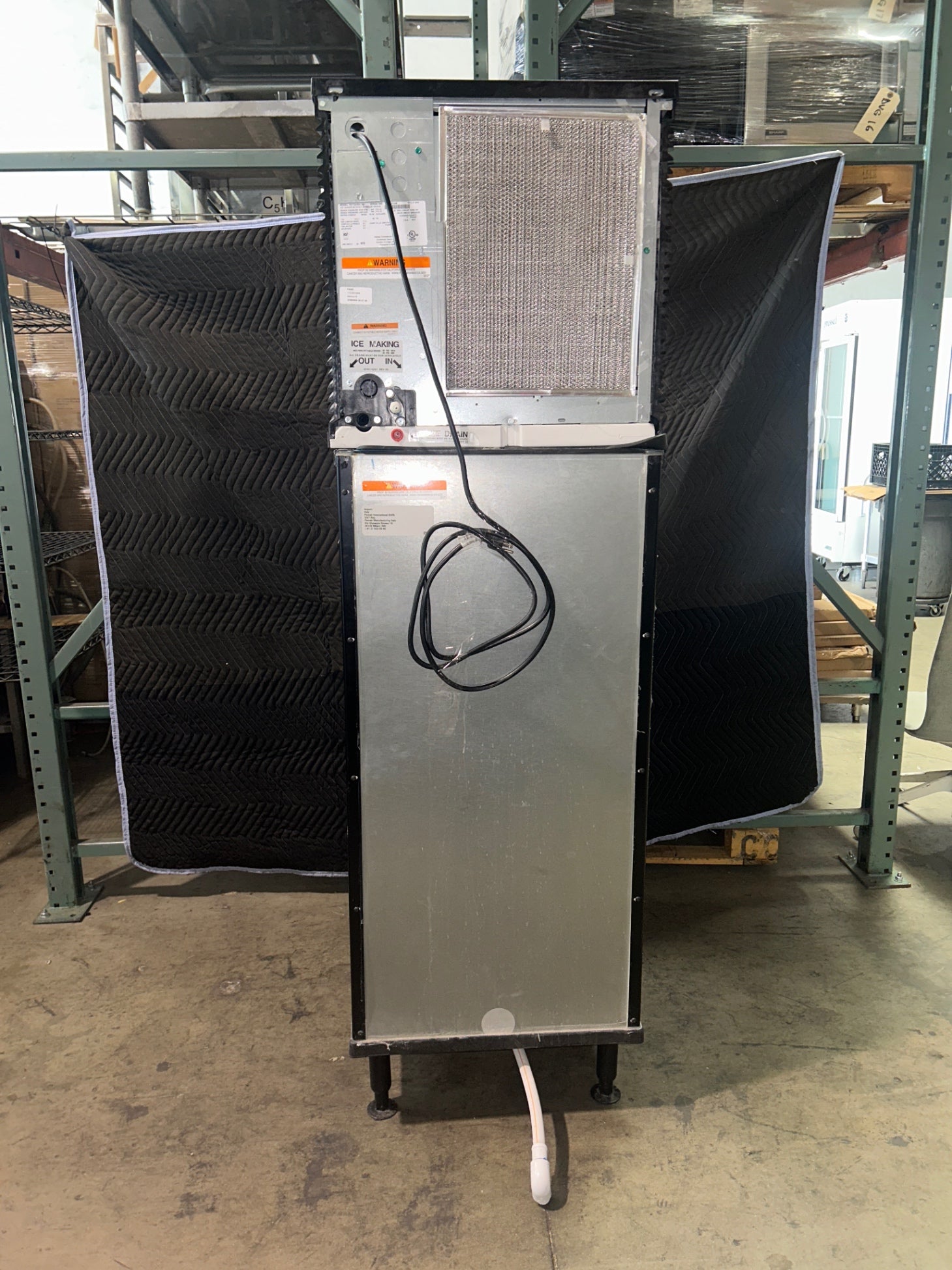 Koolaire KD10420A-161 Ice Maker, with Storage Bin 115V 1 Phase Air Cooled Stainless Steel Front
