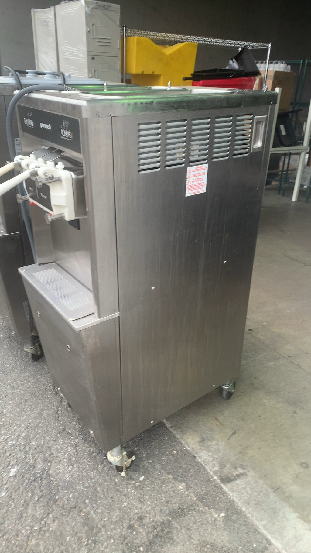 Taylor 791-33 Soft Serve Ice Cream Machine, Floor Model, Twin Twist 2 Hoppers 3 Dispensers 3 Phase Power