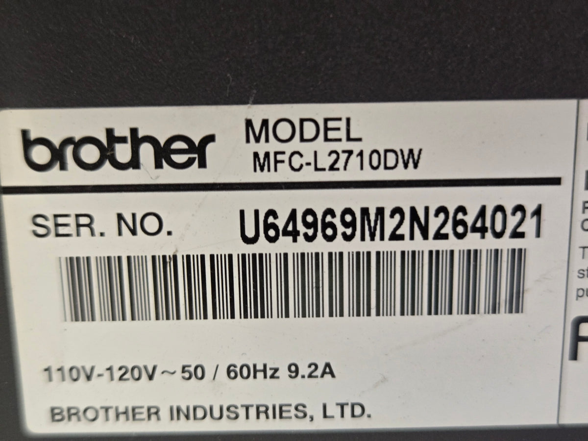 Brother MFC-L2710DW Multi-function Printer, Laser Wi-Fi NFC Automatic Document Feeder