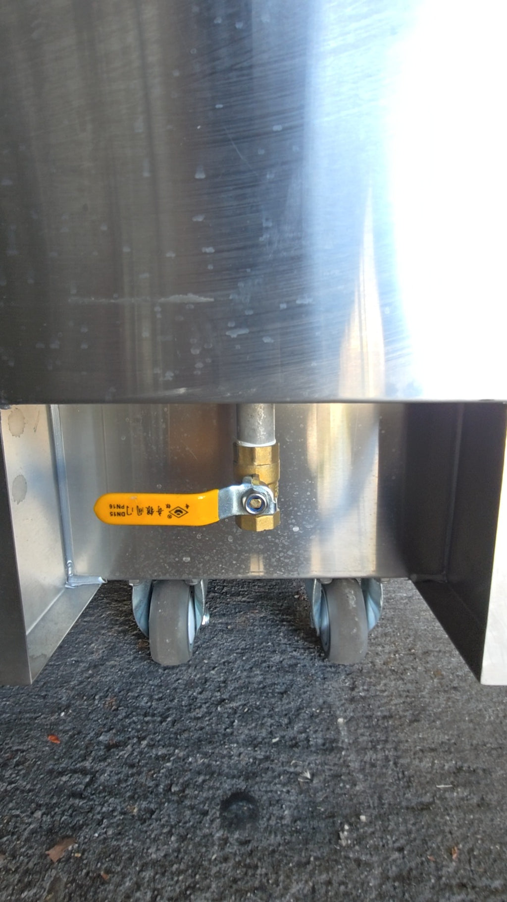 BK Resources BK-MIB-2411 Ice Bin / Ice Caddy ,Mobile Stainless Steel With Drain Valve