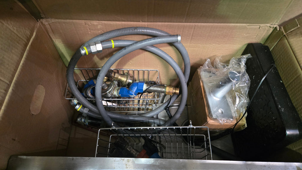 Box Of Miscellaneous Electrical Hookup And Gas Hookup